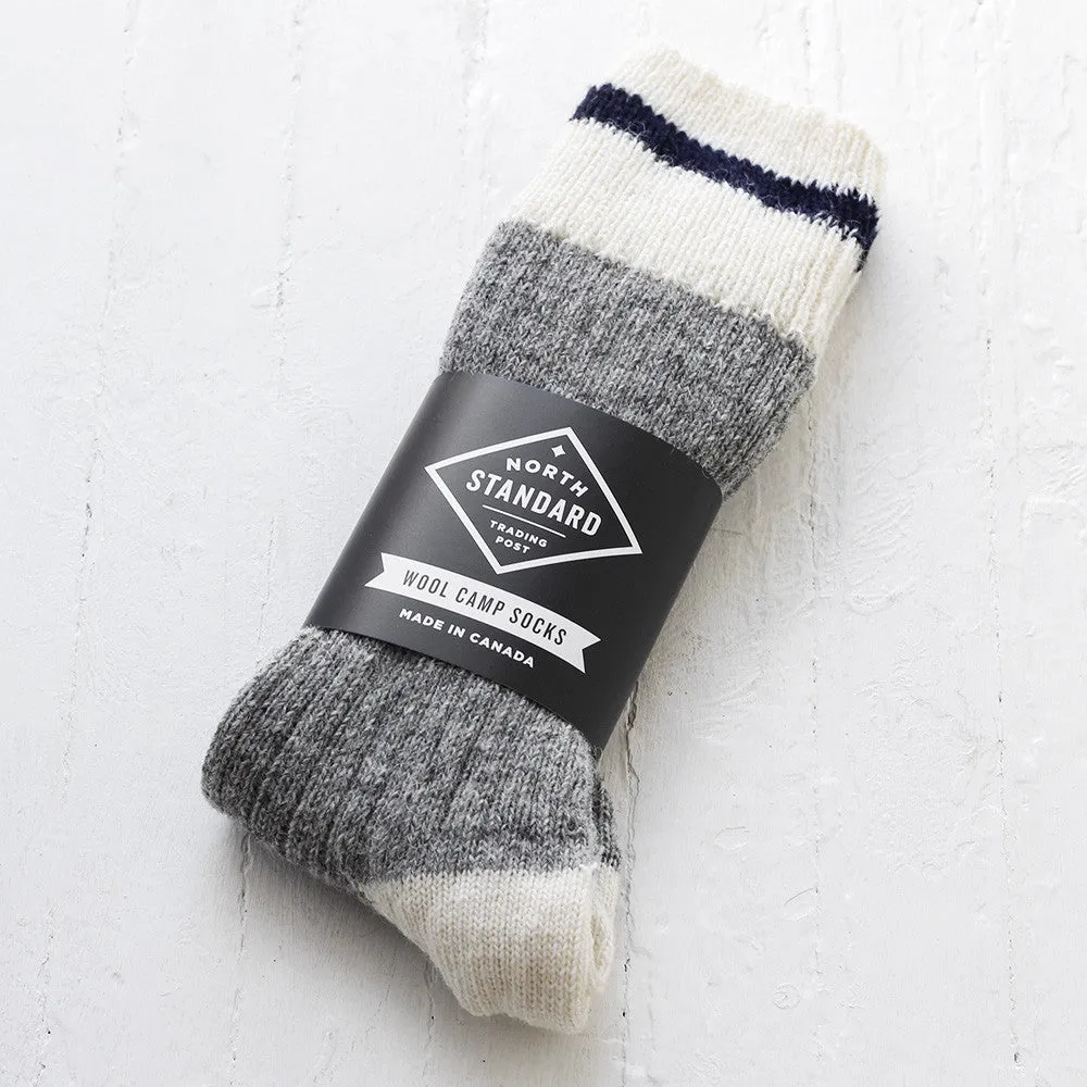 Camp Socks - Wool - Navy sold by North Standard Trading Post