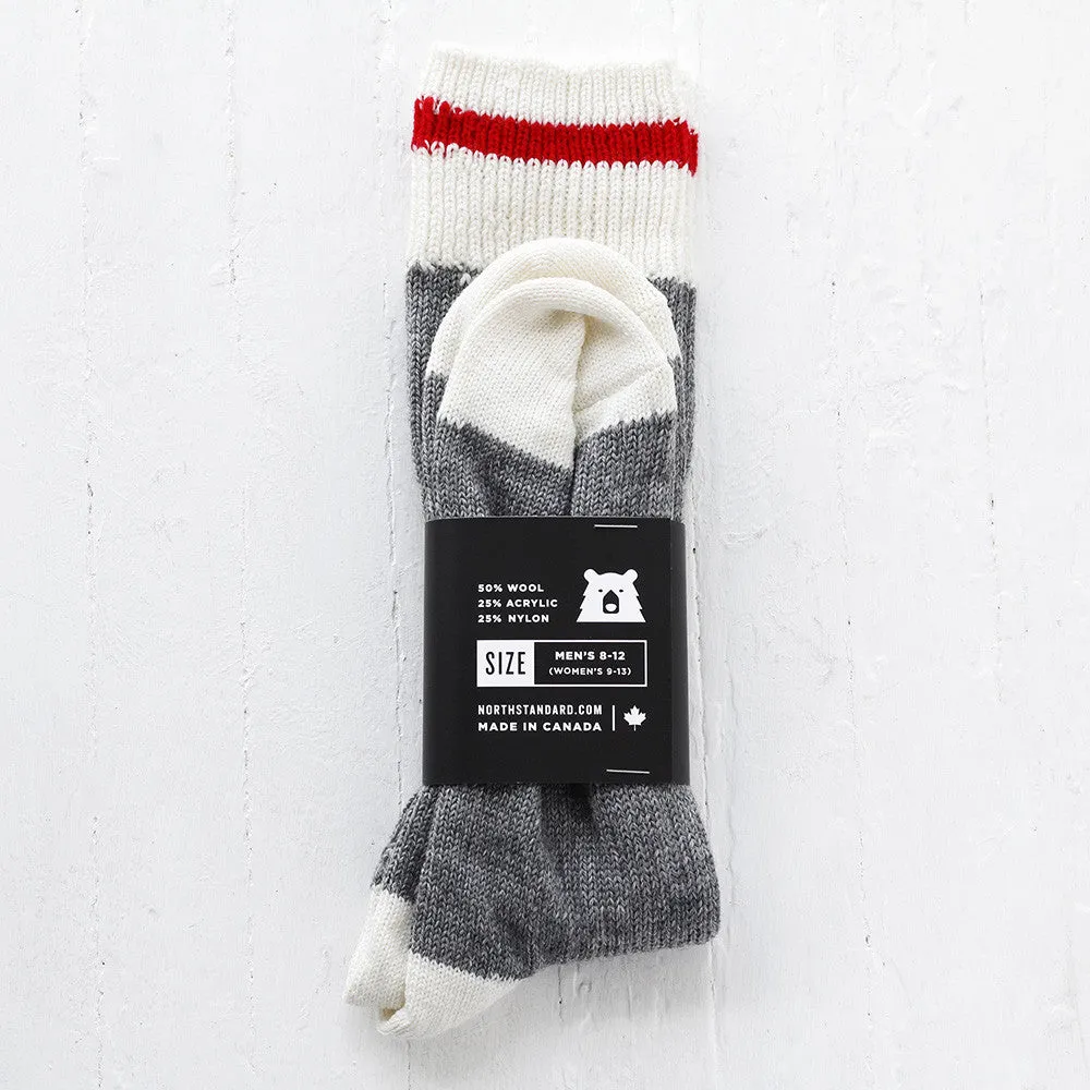 Camp Socks - Wool - Red sold by North Standard Trading Post product image thumbnail 3