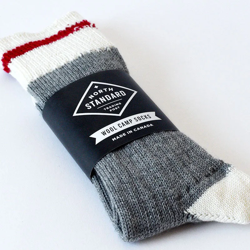 Camp Socks - Wool - Red sold by North Standard Trading Post product image thumbnail 4