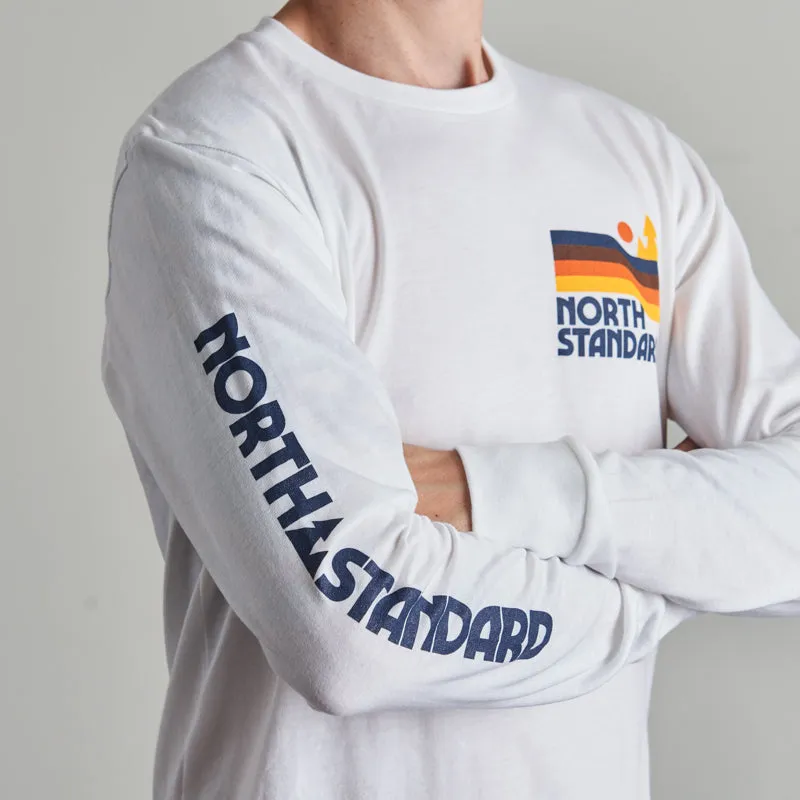 Dunes Long Sleeve Tee - White sold by North Standard Trading Post