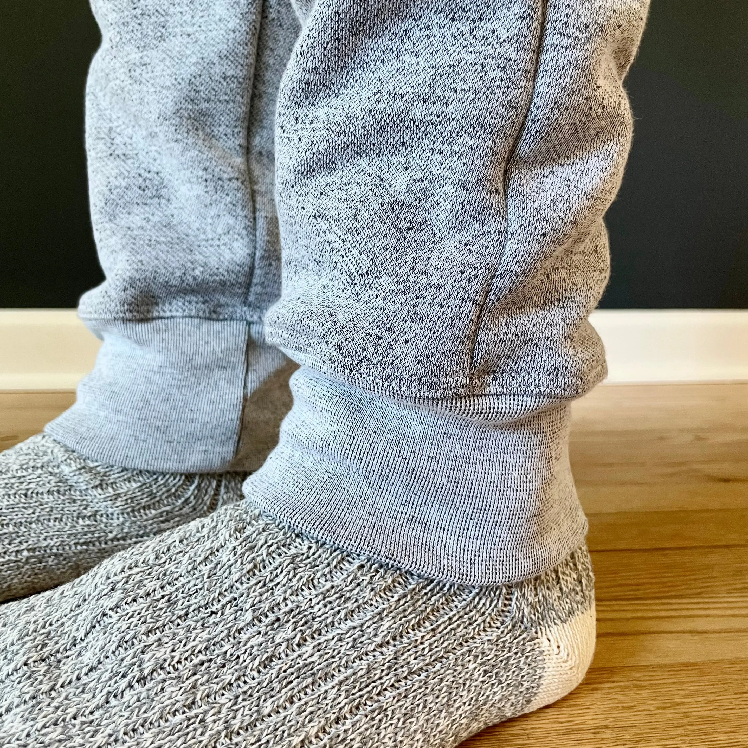 Jogger Fit Sweatpants - Ash Marl with Navy sold by North Standard Trading Post product image thumbnail 4