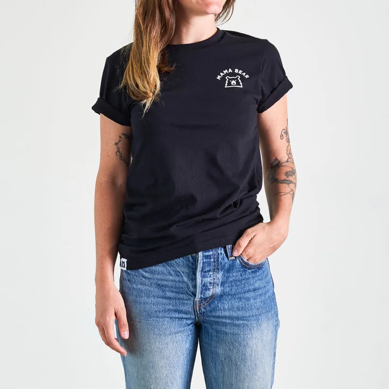 Mama Bear Tee - Black with White sold by North Standard Trading Post product image thumbnail 2