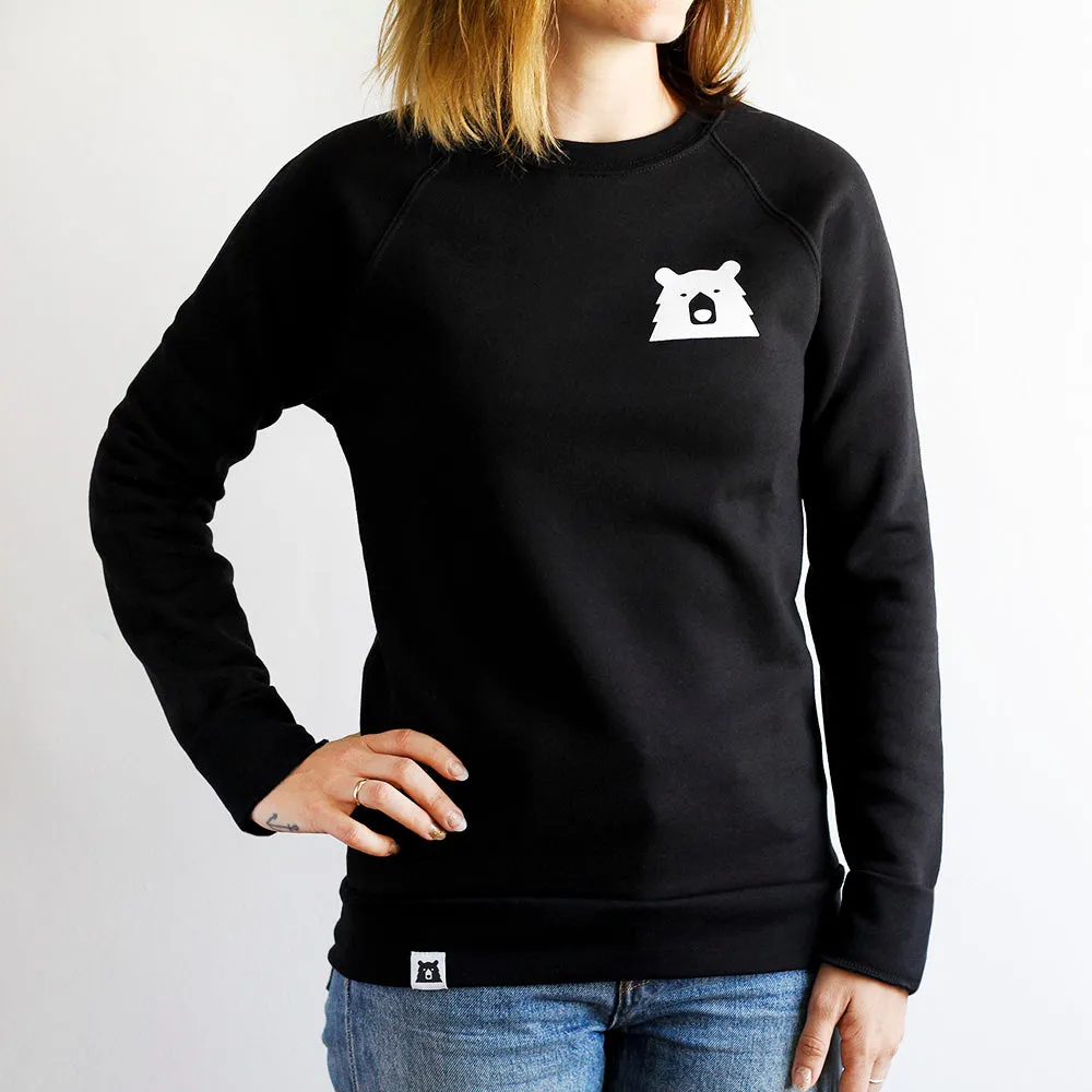 Mascot Crew Sweatshirt - Black with White sold by North Standard Trading Post product image thumbnail 2