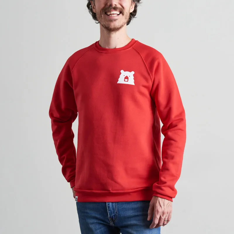 Mascot Crew Sweatshirt - Red with White sold by North Standard Trading Post product image thumbnail 2