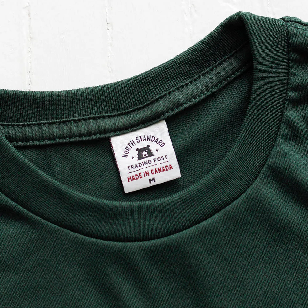 Shield Tee - Forest with White sold by North Standard Trading Post product image thumbnail 3