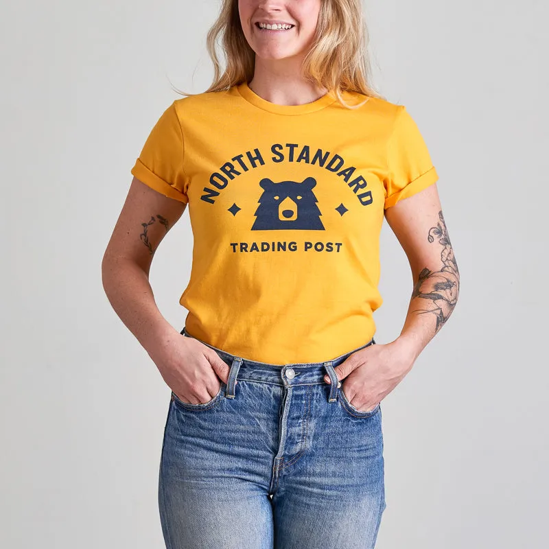 Varsity Tee - Golden Yellow with Navy sold by North Standard Trading Post