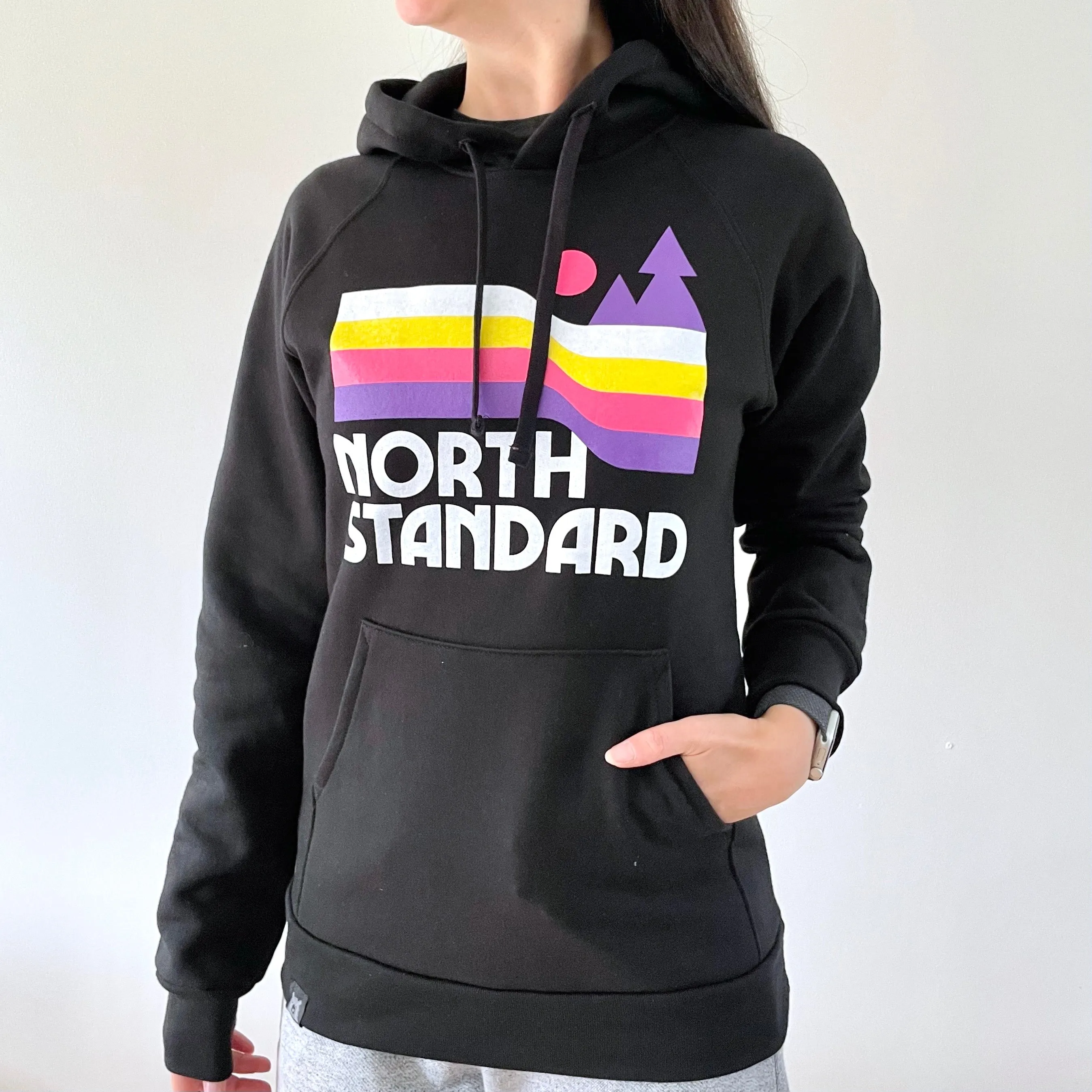 Waves Pop Over Hoodie - Black sold by North Standard Trading Post product image thumbnail 2