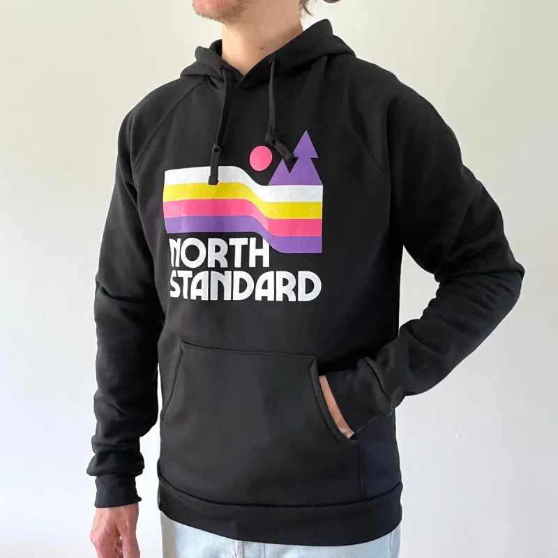 Waves Pop Over Hoodie - Black sold by North Standard Trading Post