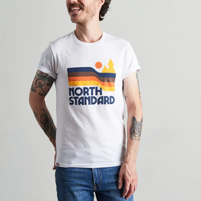 Waves Tee - White sold by North Standard Trading Post