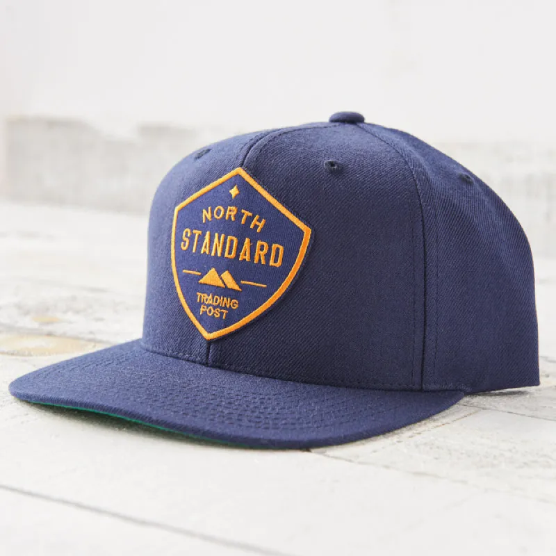 Snapback - Navy with Navy/Gold Shield sold by North Standard Trading Post