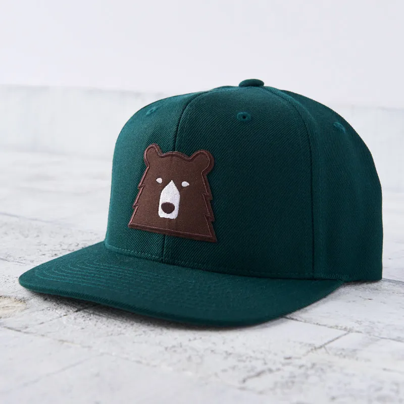 Snapback - Spruce with Brown Bear sold by North Standard Trading Post