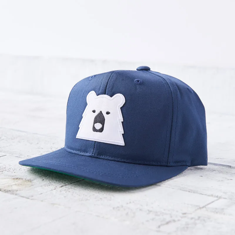 Youth Snapback - Navy with Polar Bear sold by North Standard Trading Post