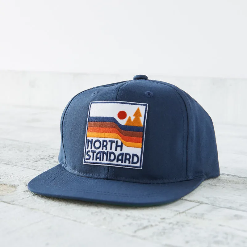 Youth Snapback - Navy with Waves sold by North Standard Trading Post