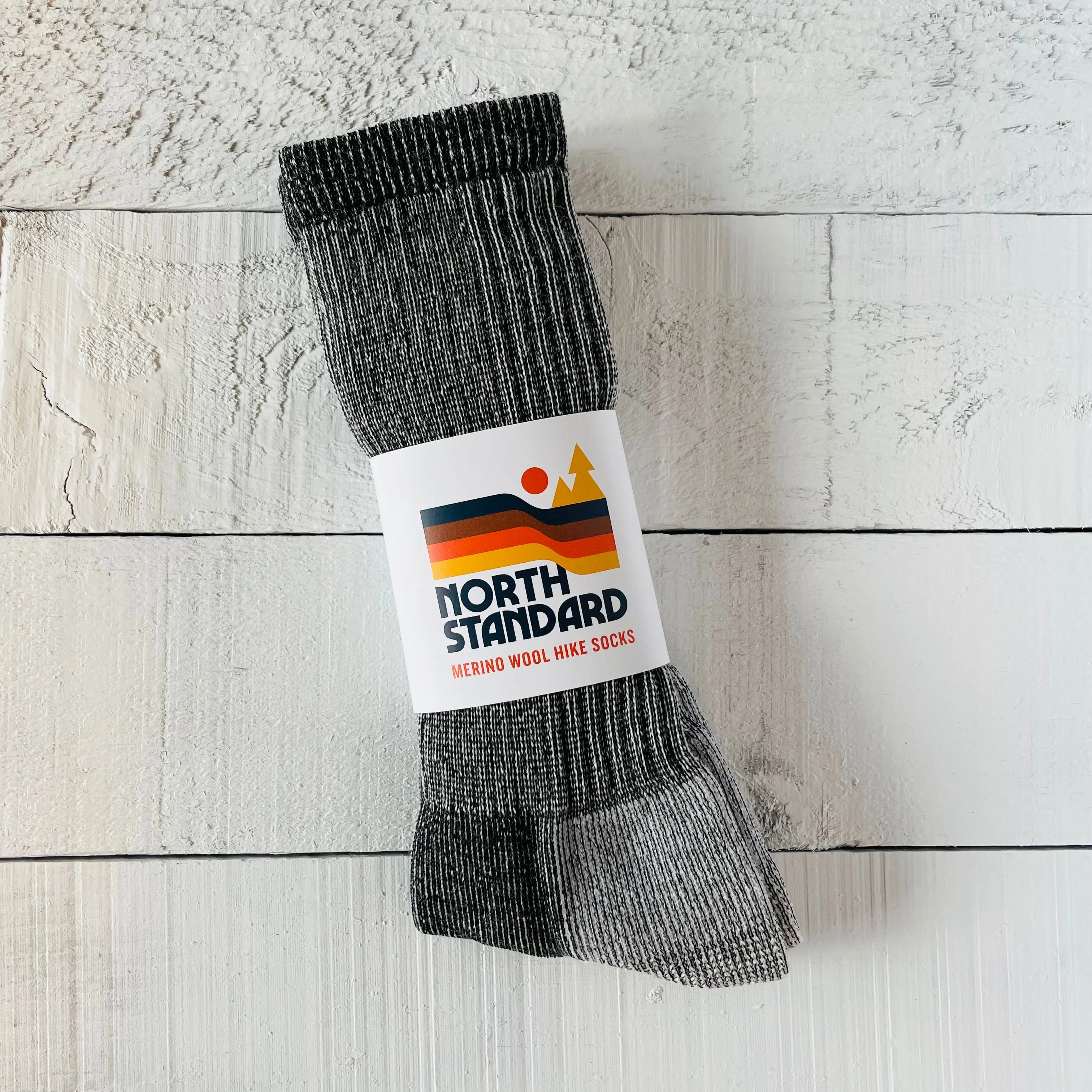 Merino Wool Hike Socks - Grey sold by North Standard Trading Post
