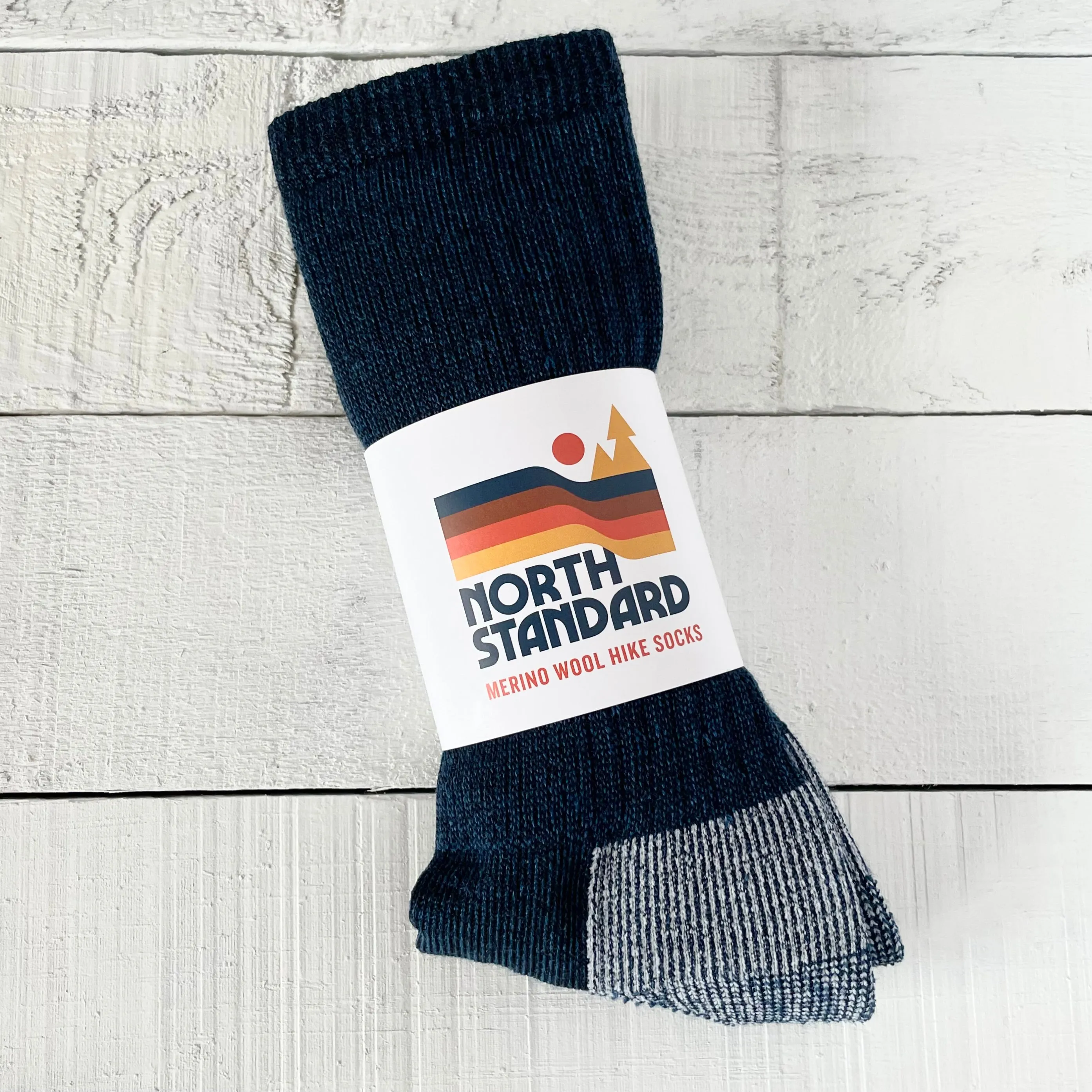 Merino Wool Hike Socks - Navy sold by North Standard Trading Post