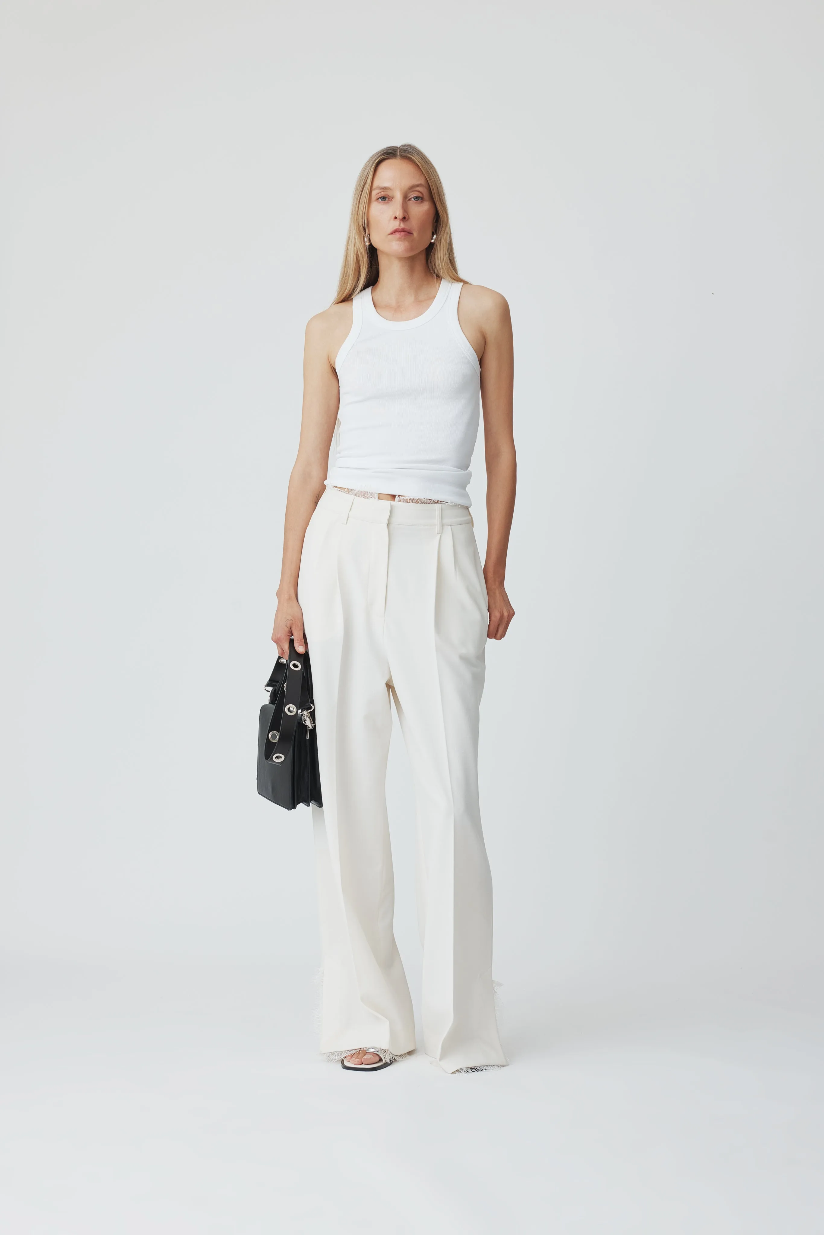 Celeste Lace Trim Trouser sold by Beaufille product image thumbnail 2