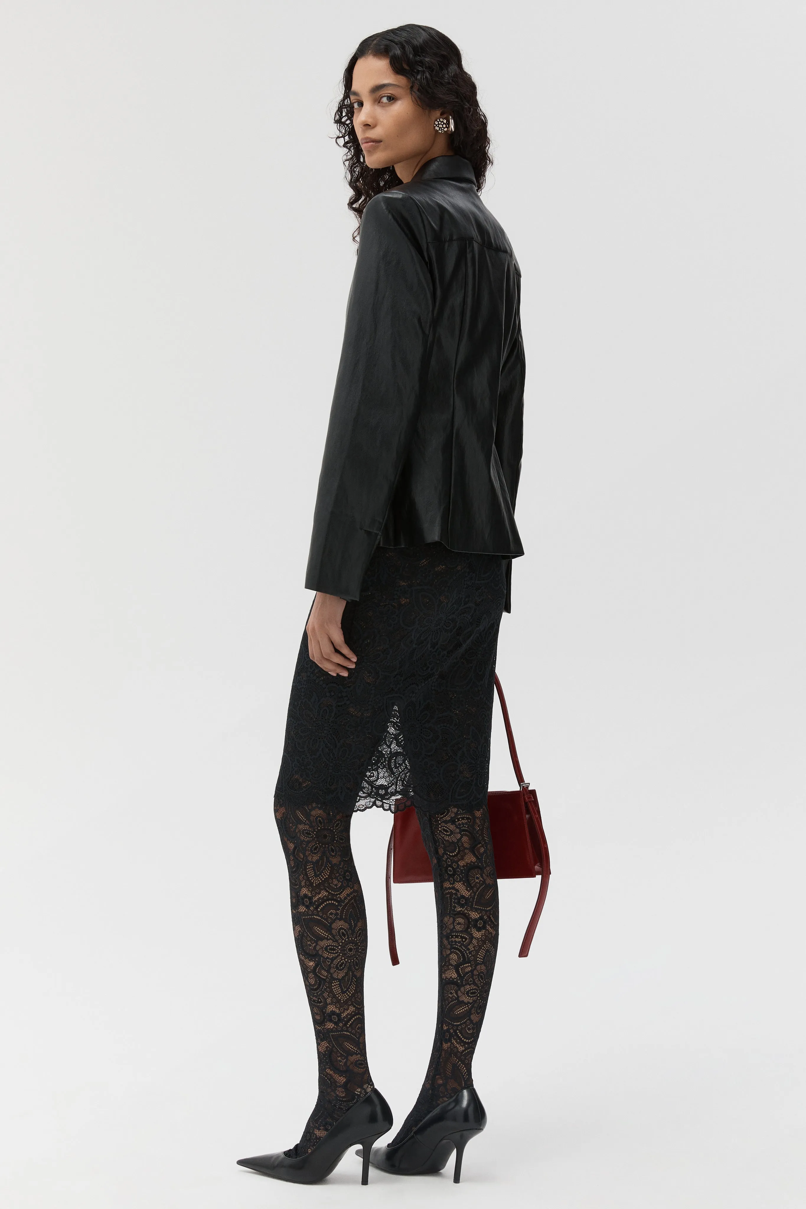 Jagger Blouse Vegan Cow Skin sold by Beaufille product image thumbnail 4