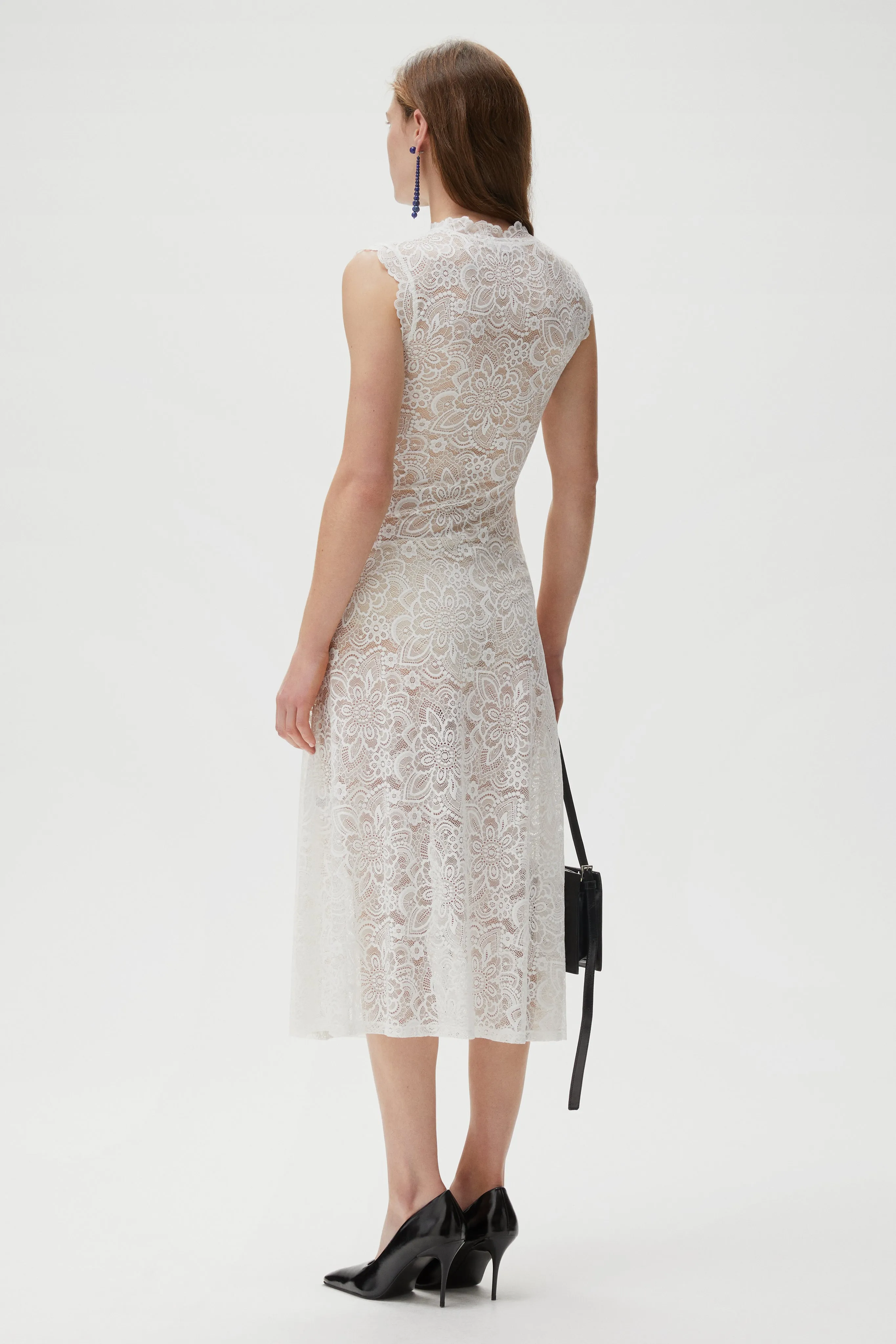 Silva Dress in Floral Lace sold by Beaufille product image thumbnail 4