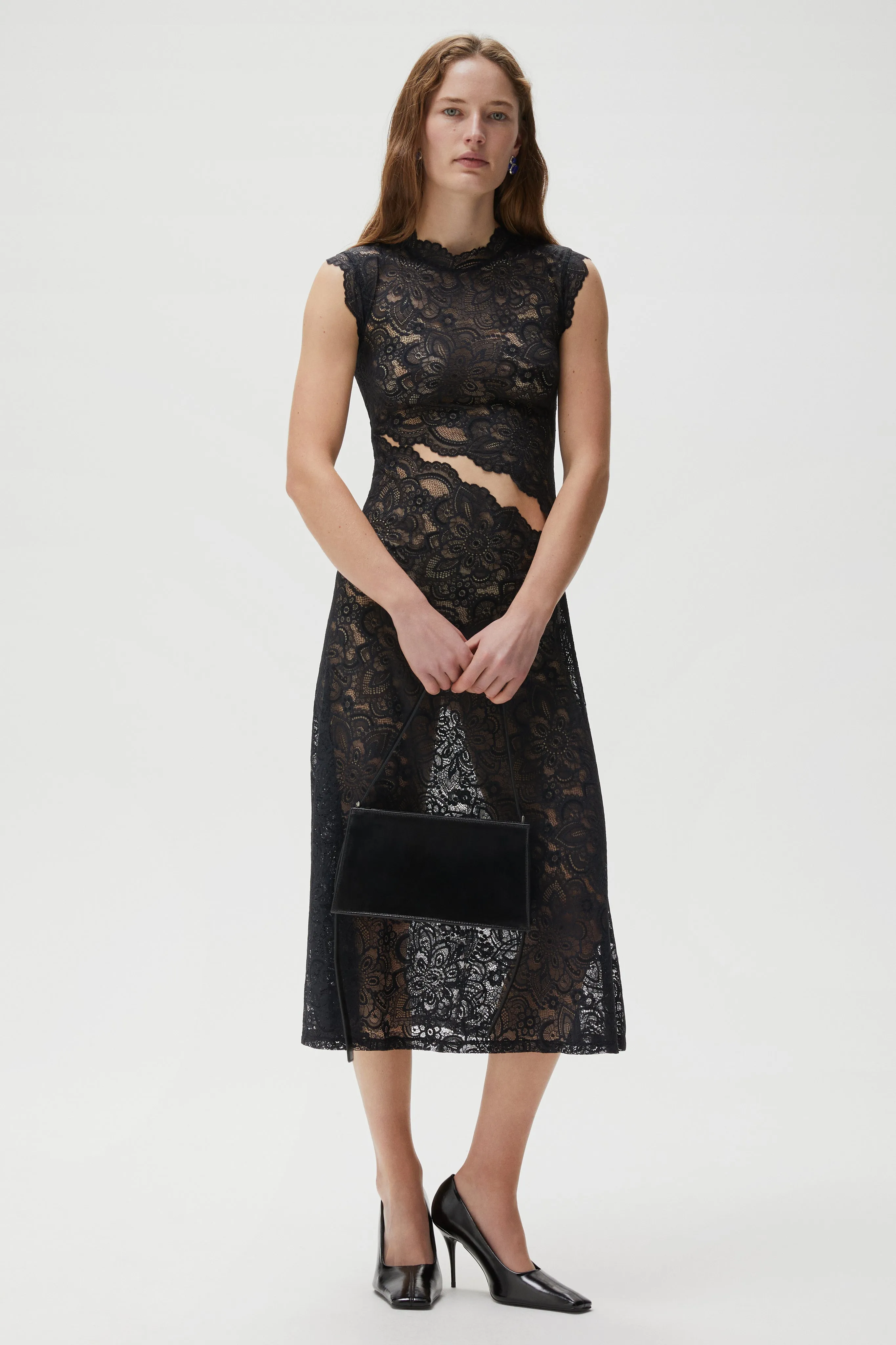 Silva Dress in Floral Lace sold by Beaufille product image thumbnail 2
