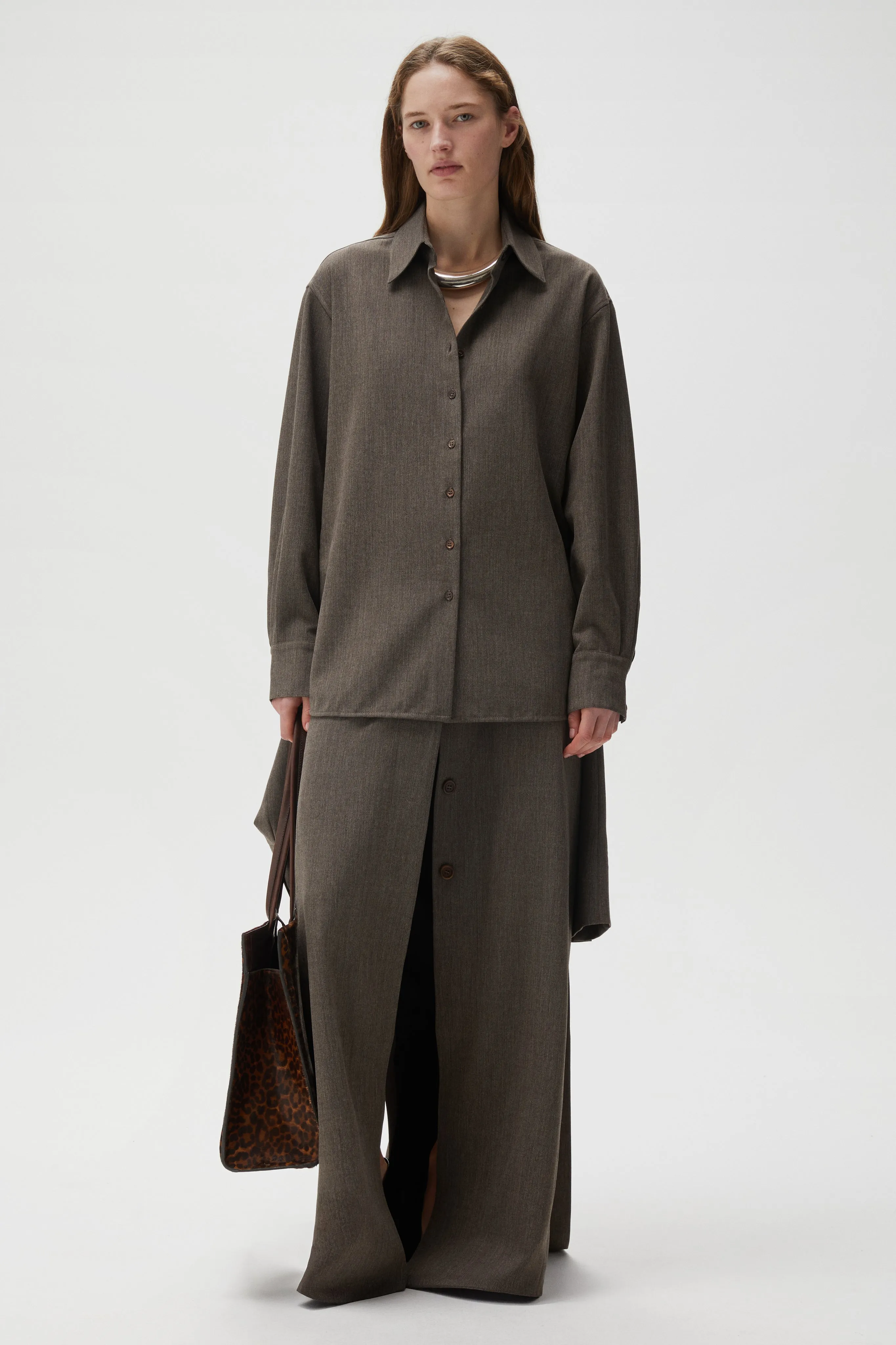 Deren Blouse in Tobacco sold by Beaufille
