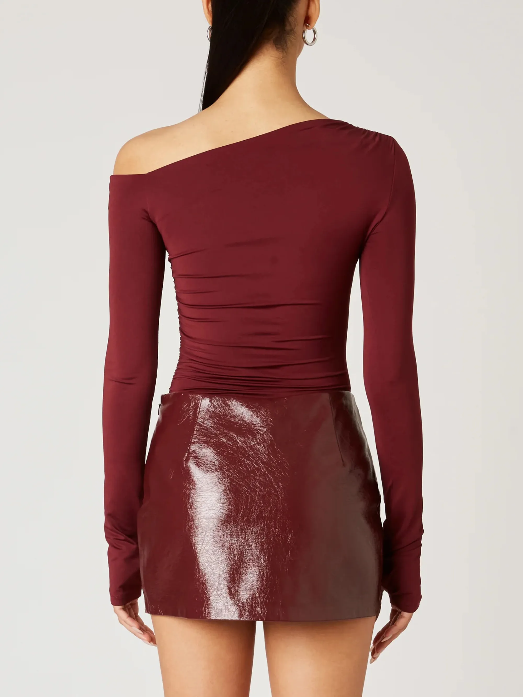 Cleo Top | Oxblood sold by CoutuKitsch product image thumbnail 2