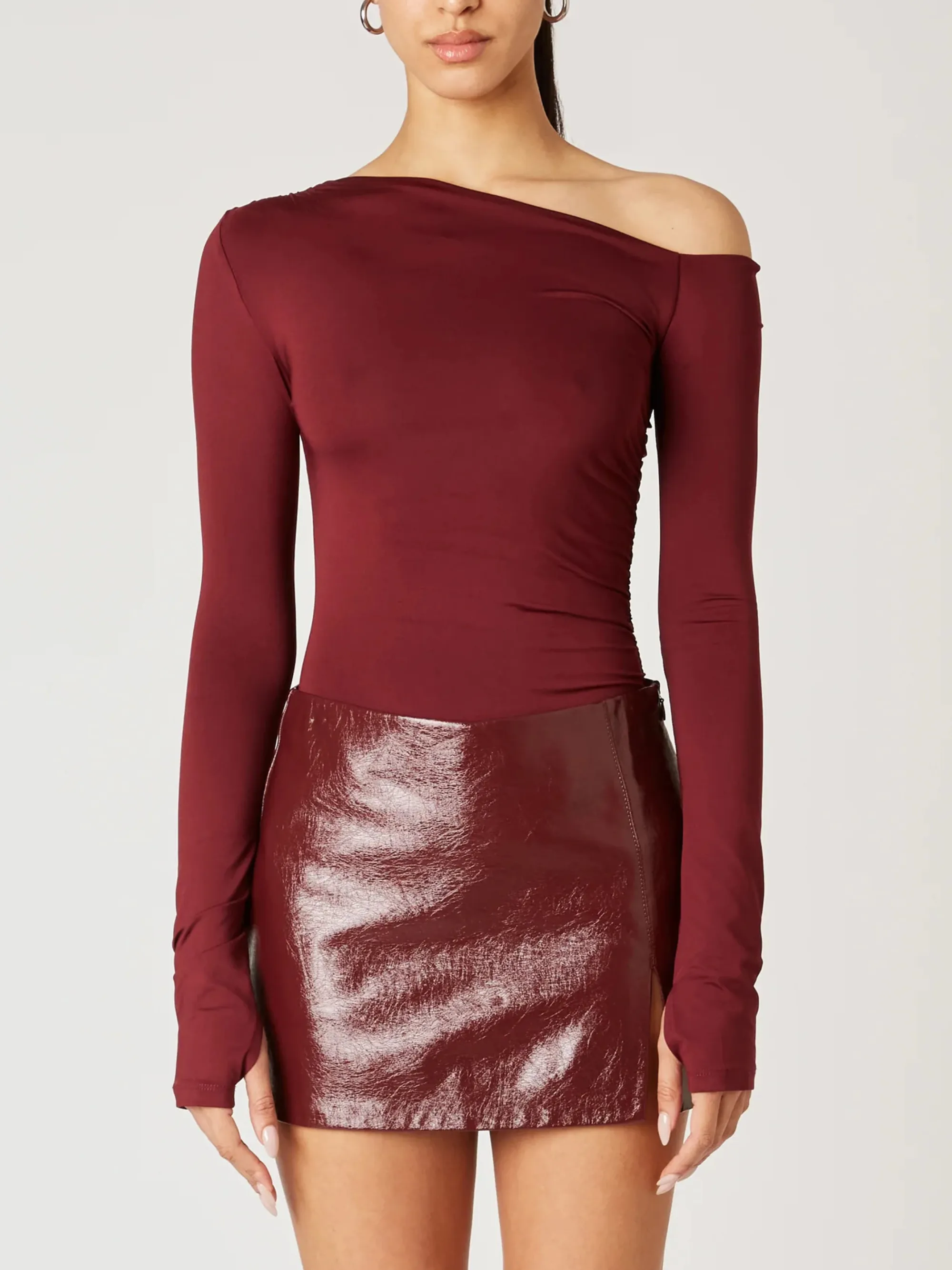 Cleo Top | Oxblood sold by CoutuKitsch