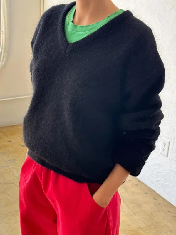 James Mohair Sweater | Black sold by CoutuKitsch