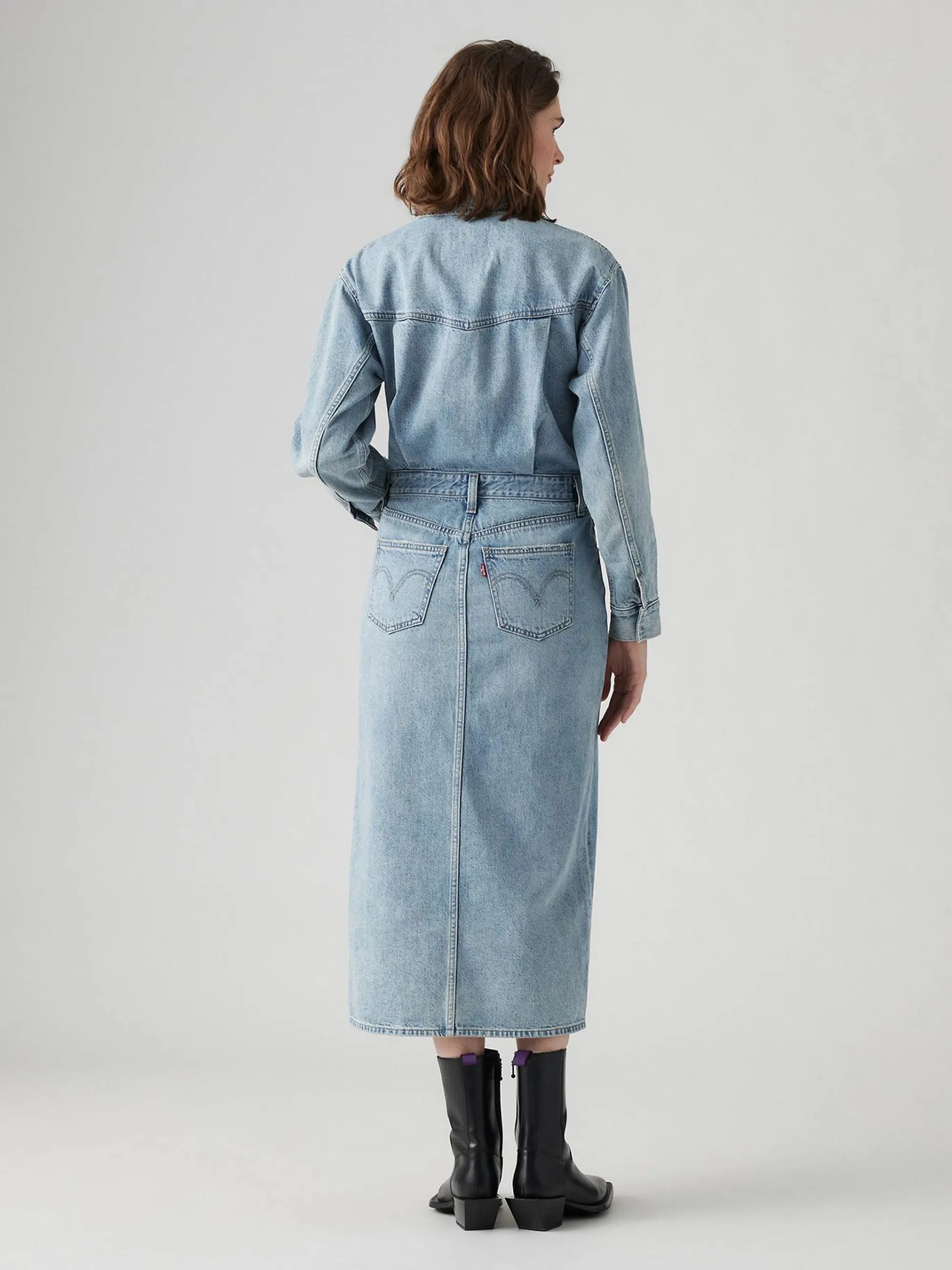 Western Denim Midi Dress sold by CoutuKitsch product image thumbnail 3
