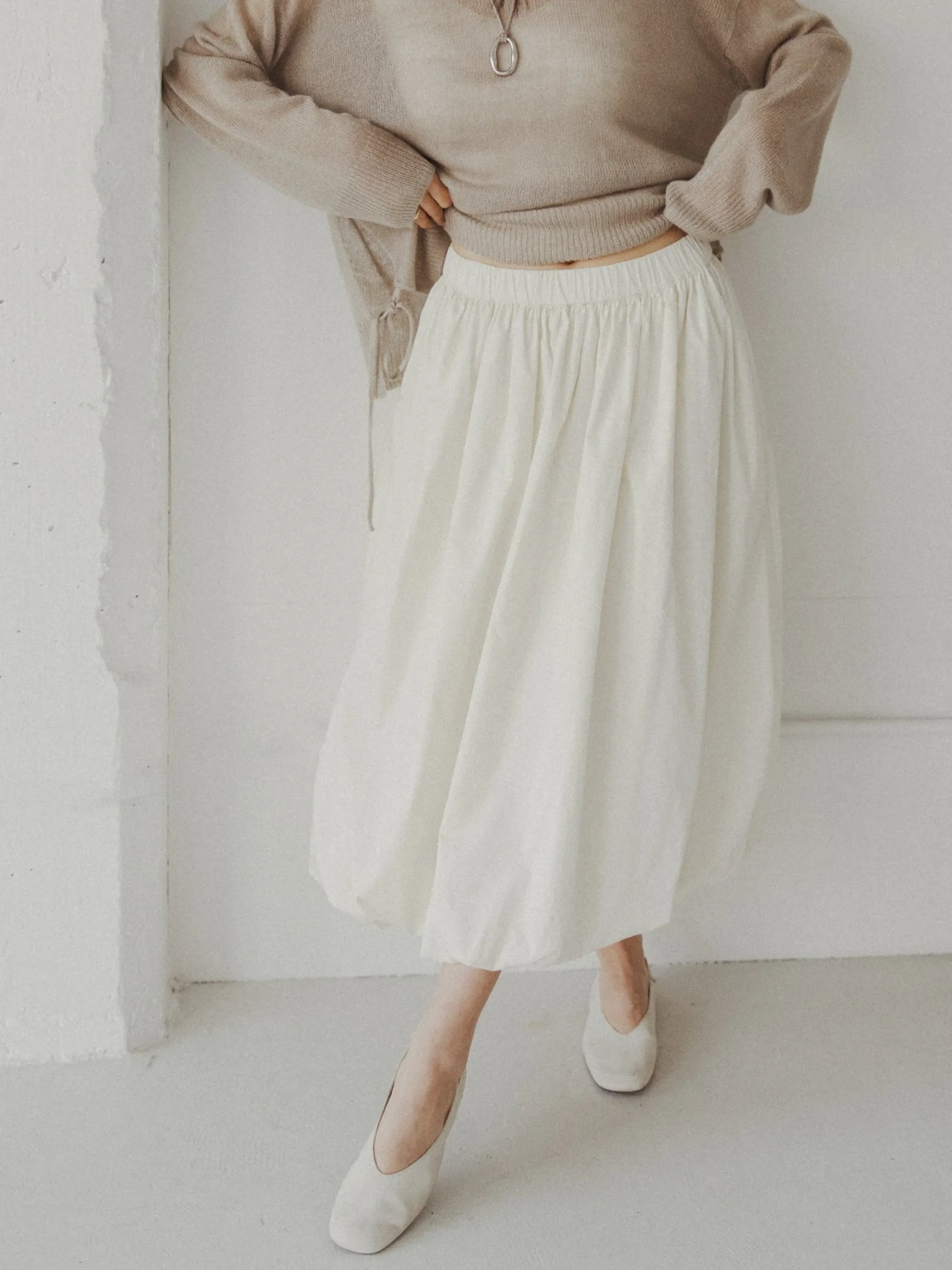 Bella Skirt | Cream sold by CoutuKitsch product image thumbnail 4