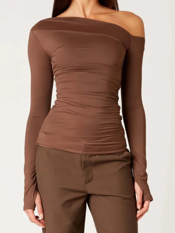 Cleo Top | Chocolate sold by CoutuKitsch