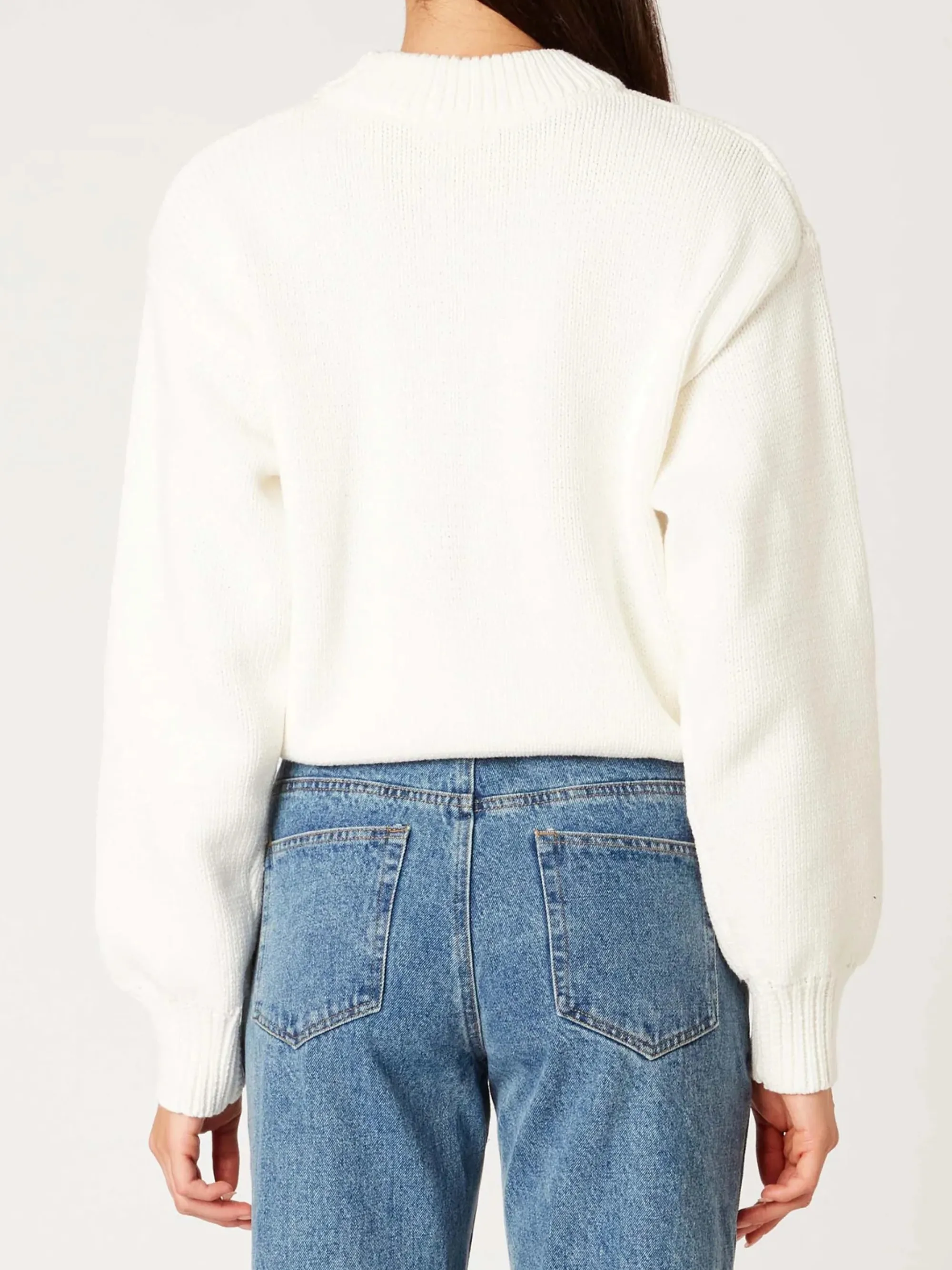 Ralph Sweater | White sold by CoutuKitsch product image thumbnail 3