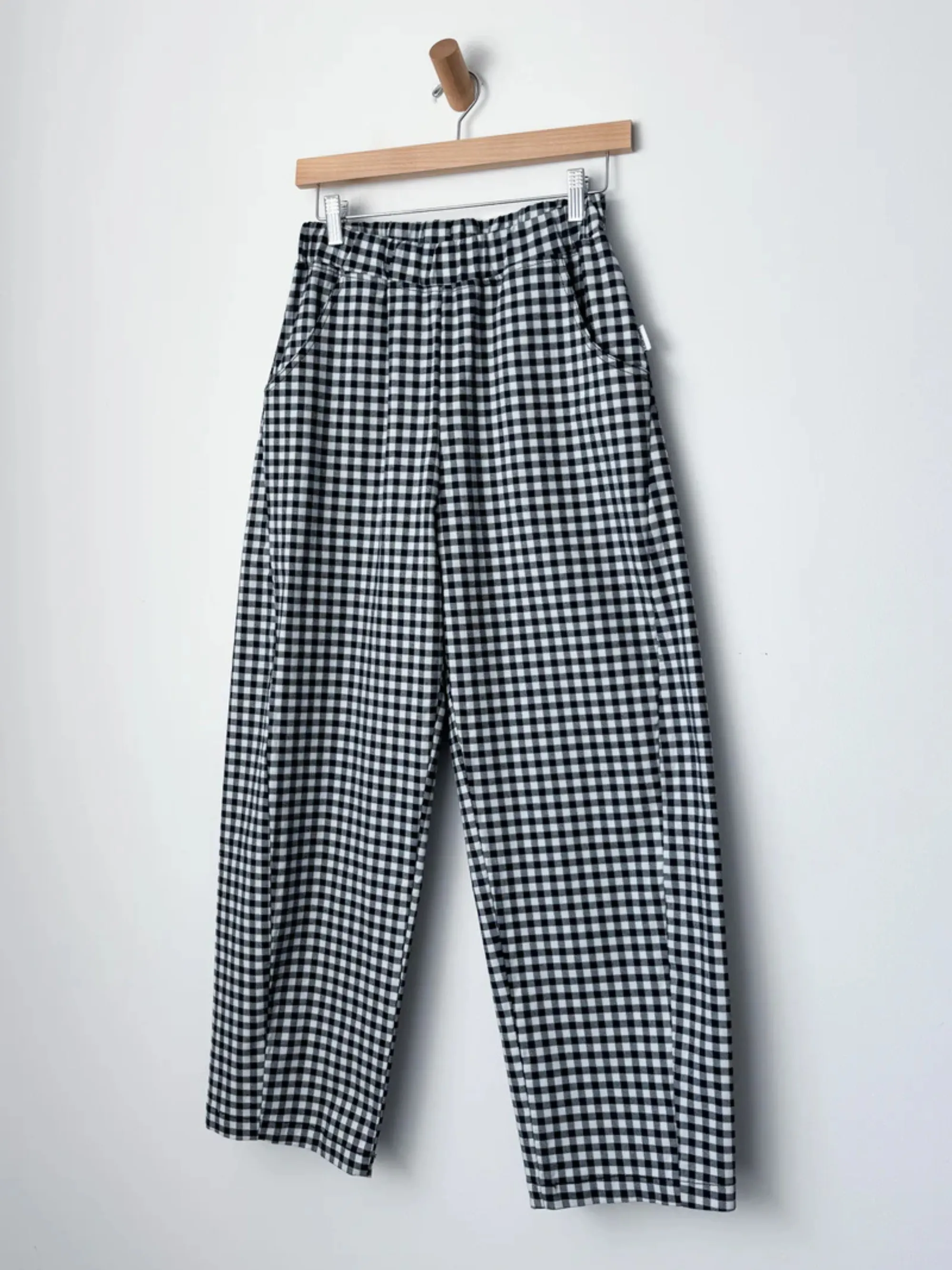 Gingham Arc Pants | Navy Gingham sold by CoutuKitsch