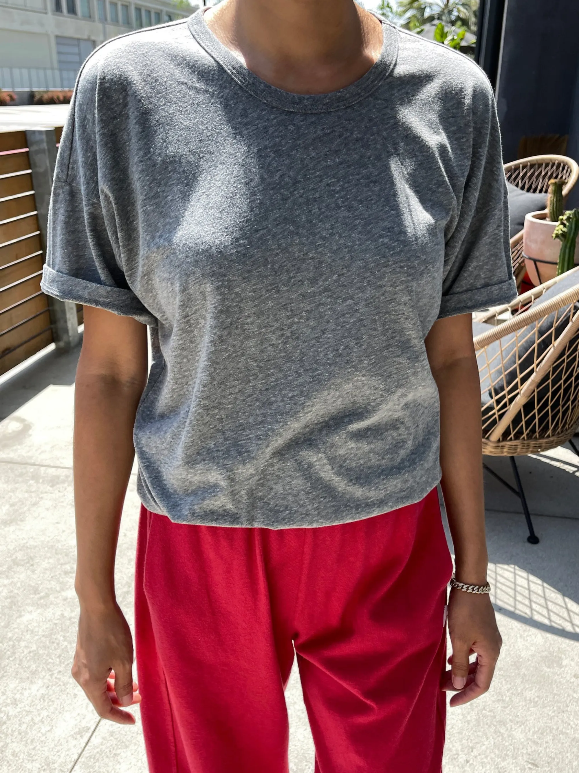 Her Tee | Heather Grey sold by CoutuKitsch product image thumbnail 3