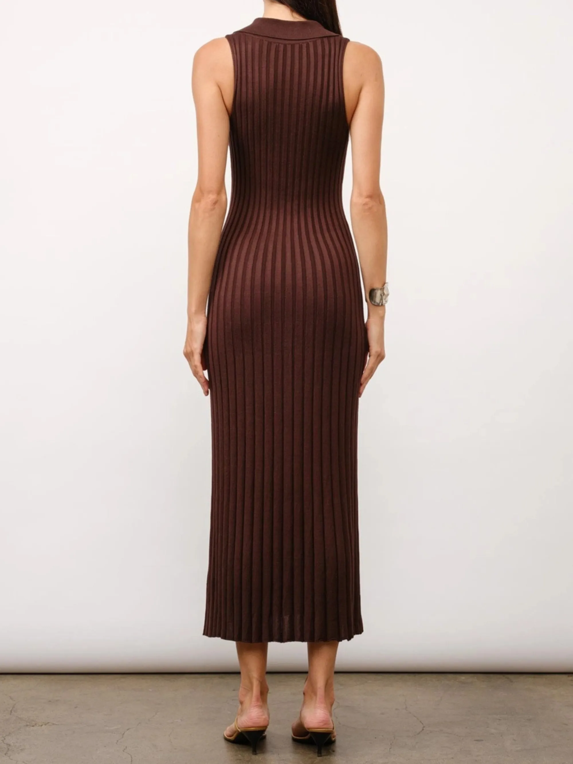 Solange Rib-Knit Maxi Dress sold by CoutuKitsch product image thumbnail 3