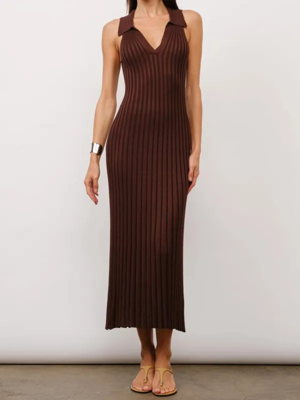 Solange Rib-Knit Maxi Dress sold by CoutuKitsch