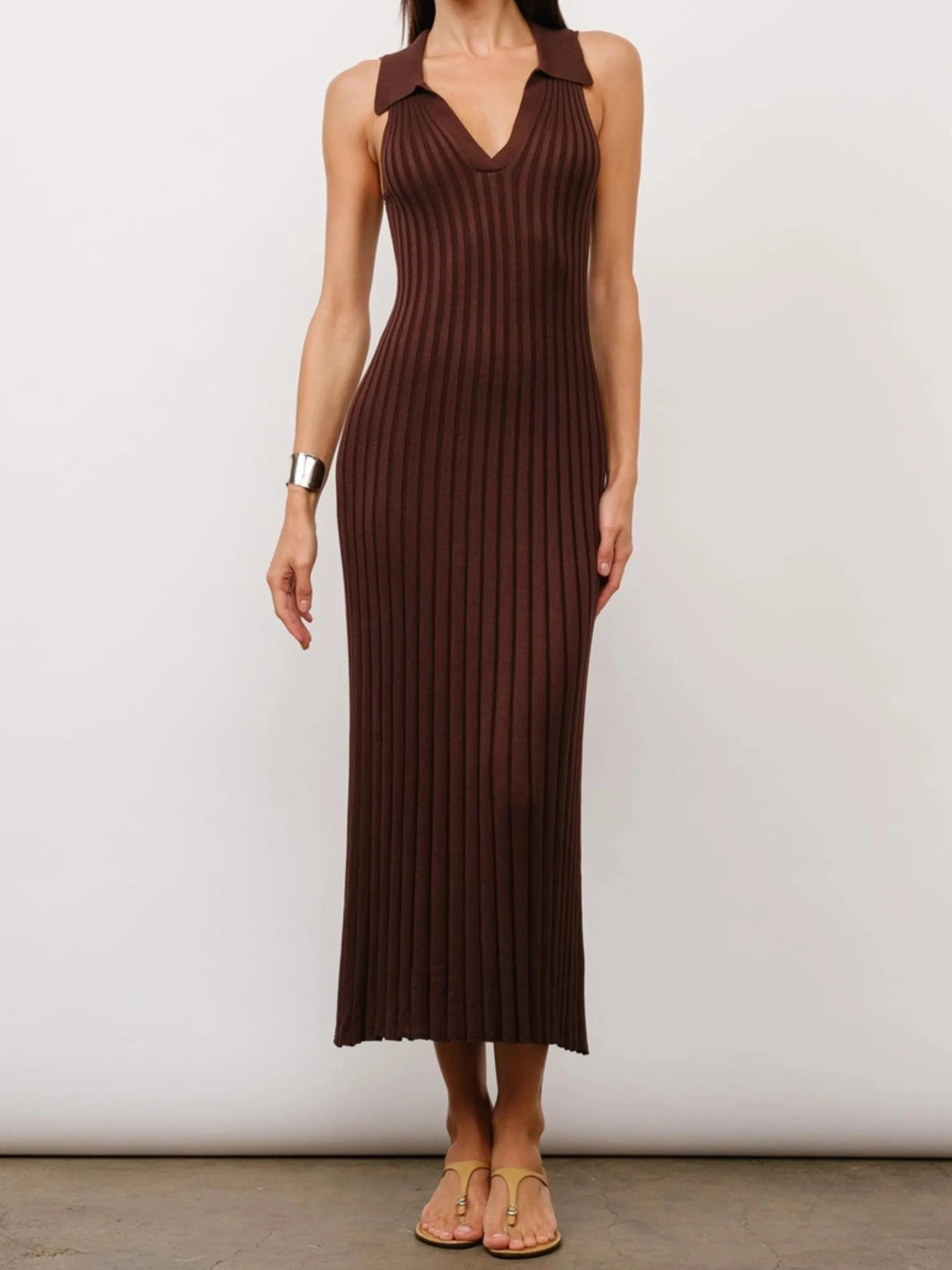 Solange Rib-Knit Maxi Dress sold by CoutuKitsch