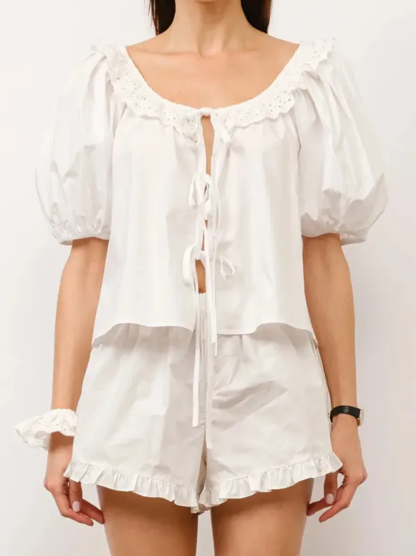 Thea Puff Sleeve Top sold by CoutuKitsch