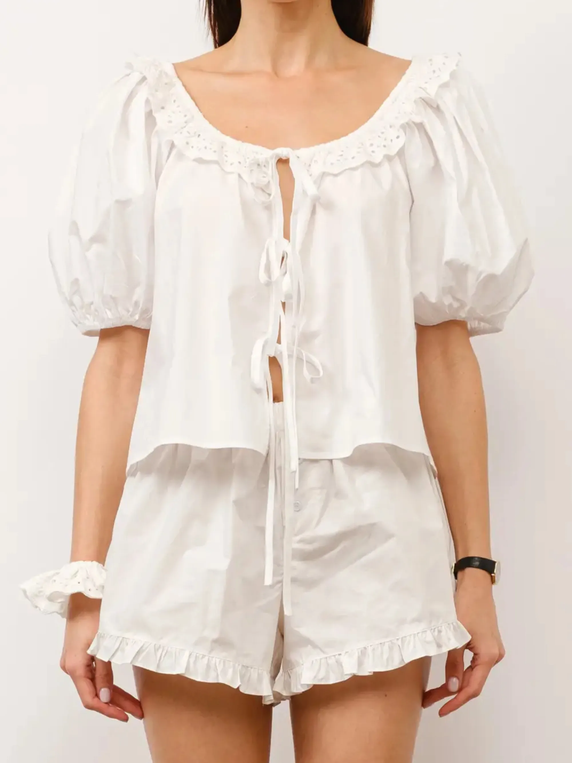 Thea Puff Sleeve Top sold by CoutuKitsch