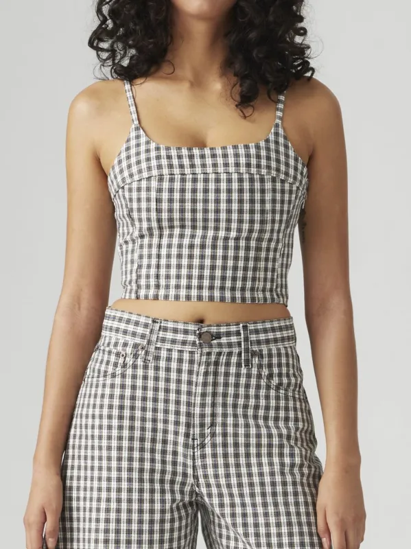 Jadine Denim Cami | Milo Plaid sold by CoutuKitsch