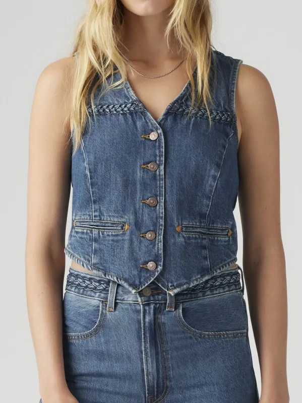 Braided Vest | Big Yikes sold by CoutuKitsch