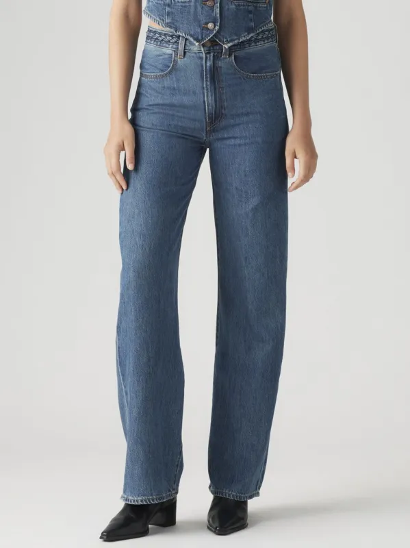 Ribcage Wide Leg Braided Jeans | Big Yikes sold by CoutuKitsch