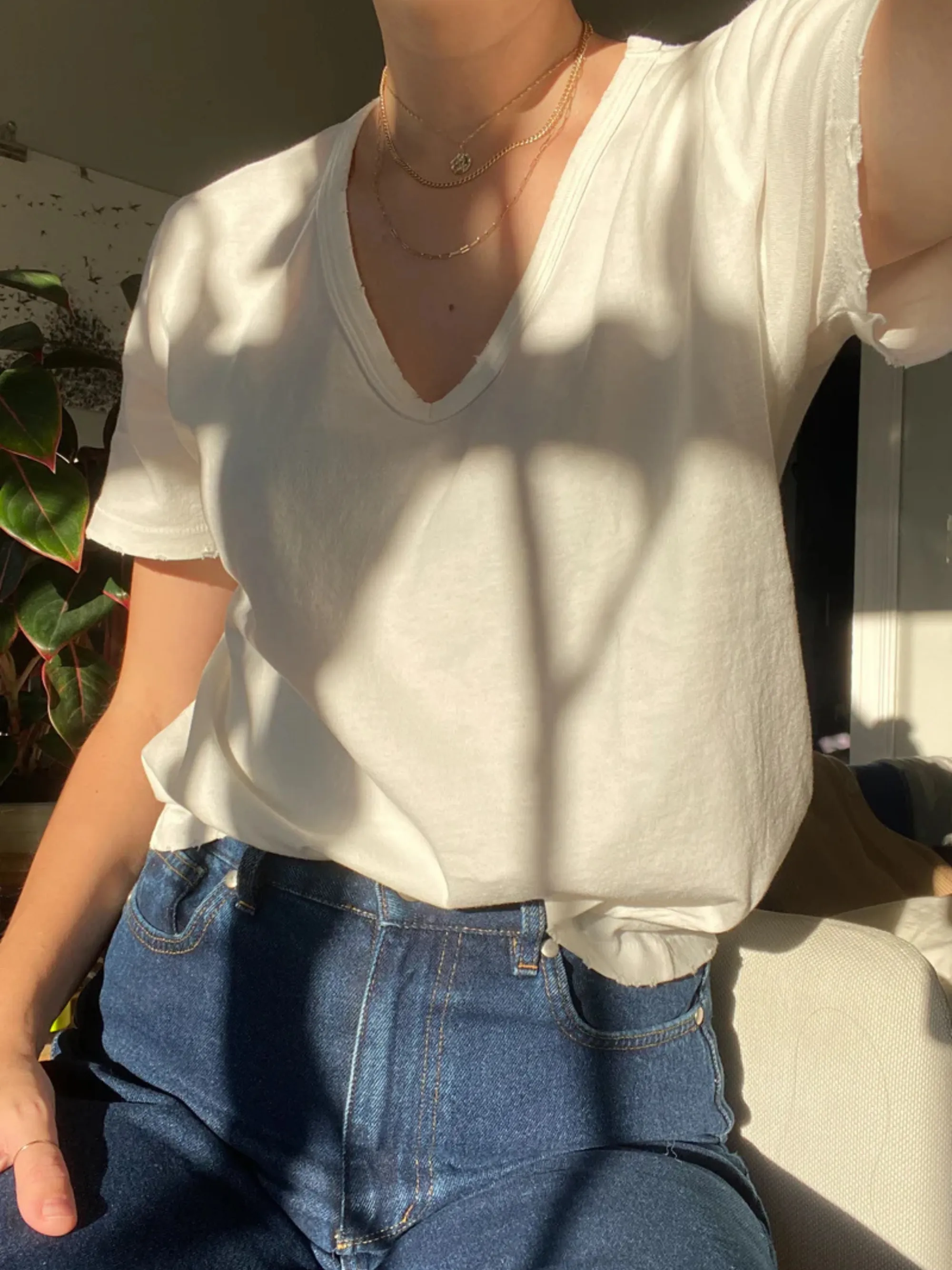 La Vie Tee | Vintage White sold by CoutuKitsch product image thumbnail 5