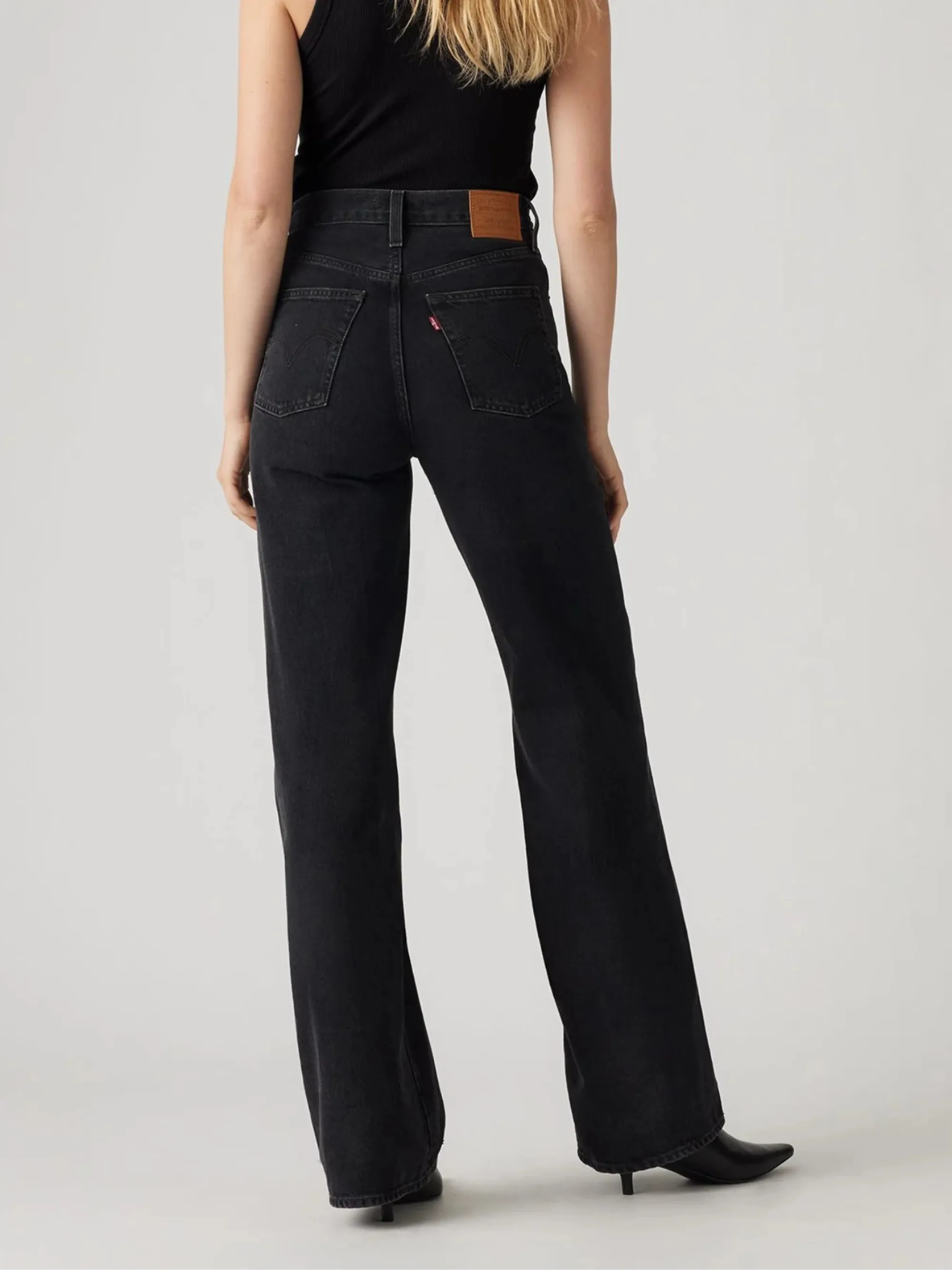 Ribcage Wide Leg Jeans | Rosie Posie sold by CoutuKitsch product image thumbnail 3