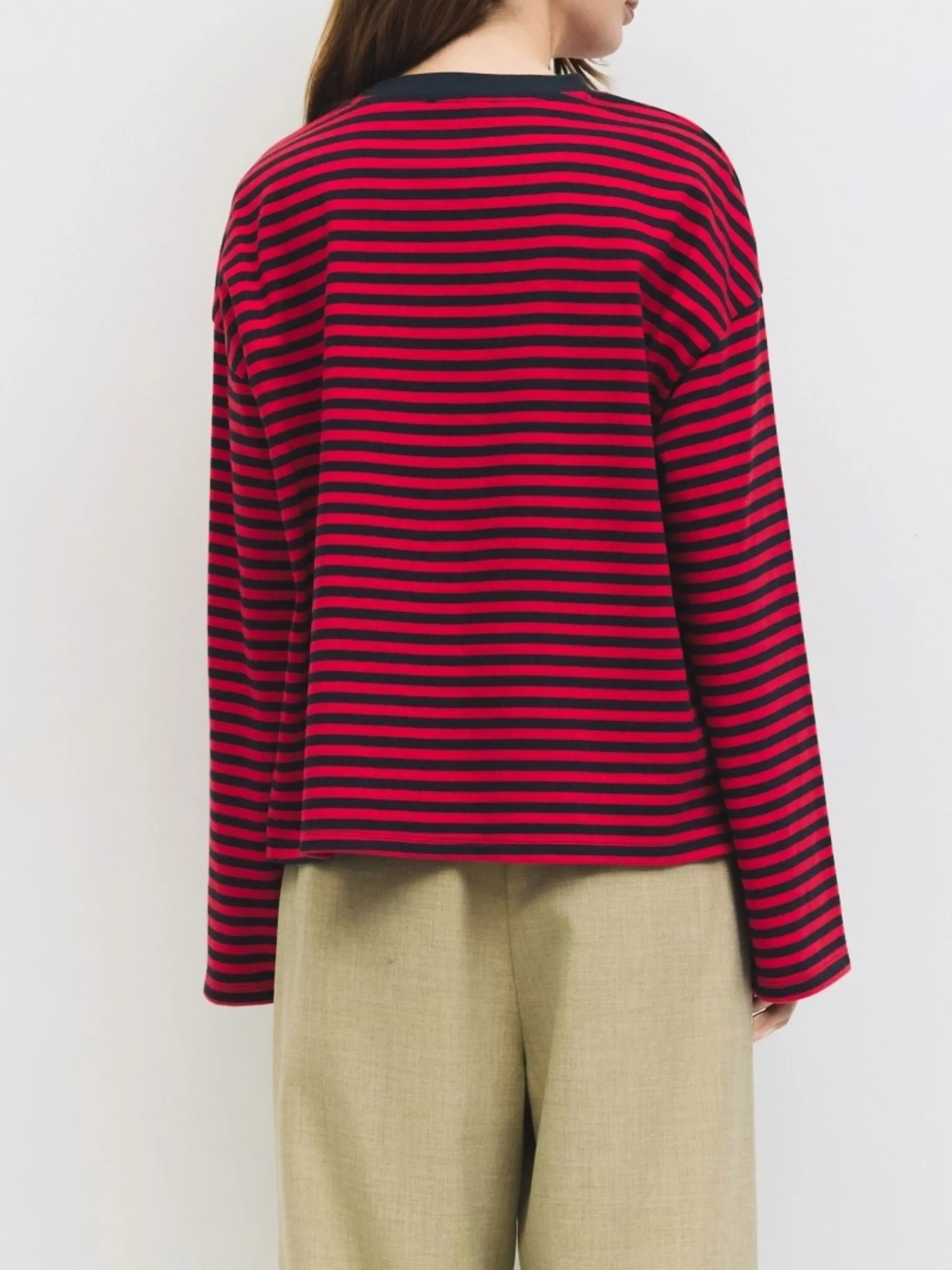 Callahan Top | Navy Red sold by CoutuKitsch product image thumbnail 4