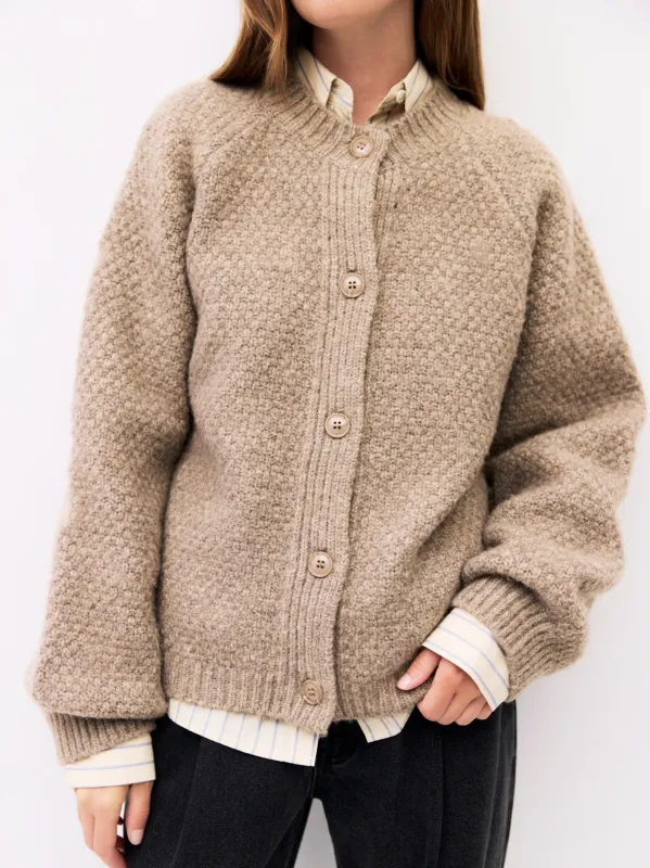 Juna Cardigan | Khaki sold by CoutuKitsch