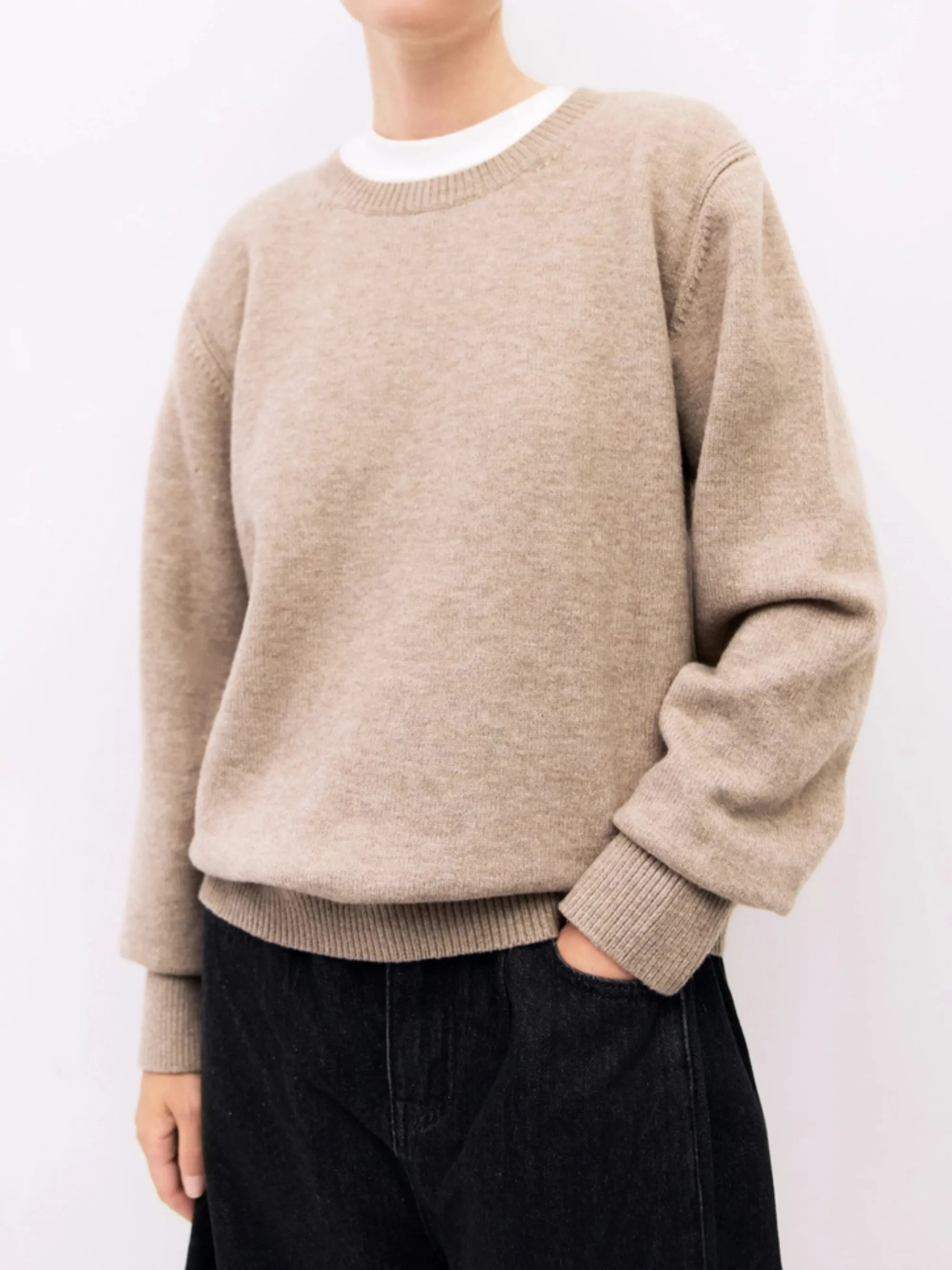 Conrad Sweater | Taupe sold by CoutuKitsch