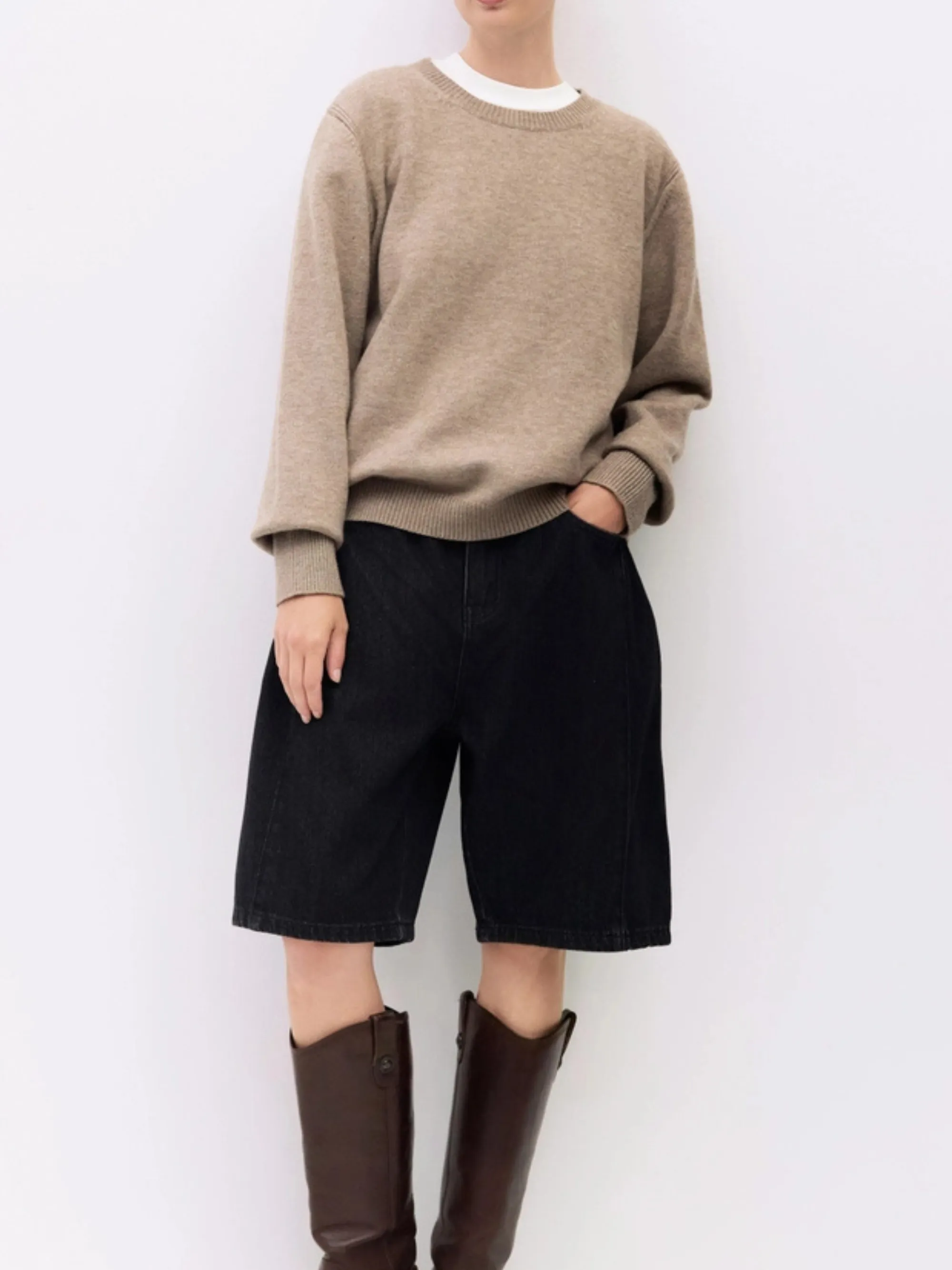 Conrad Sweater | Taupe sold by CoutuKitsch product image thumbnail 3