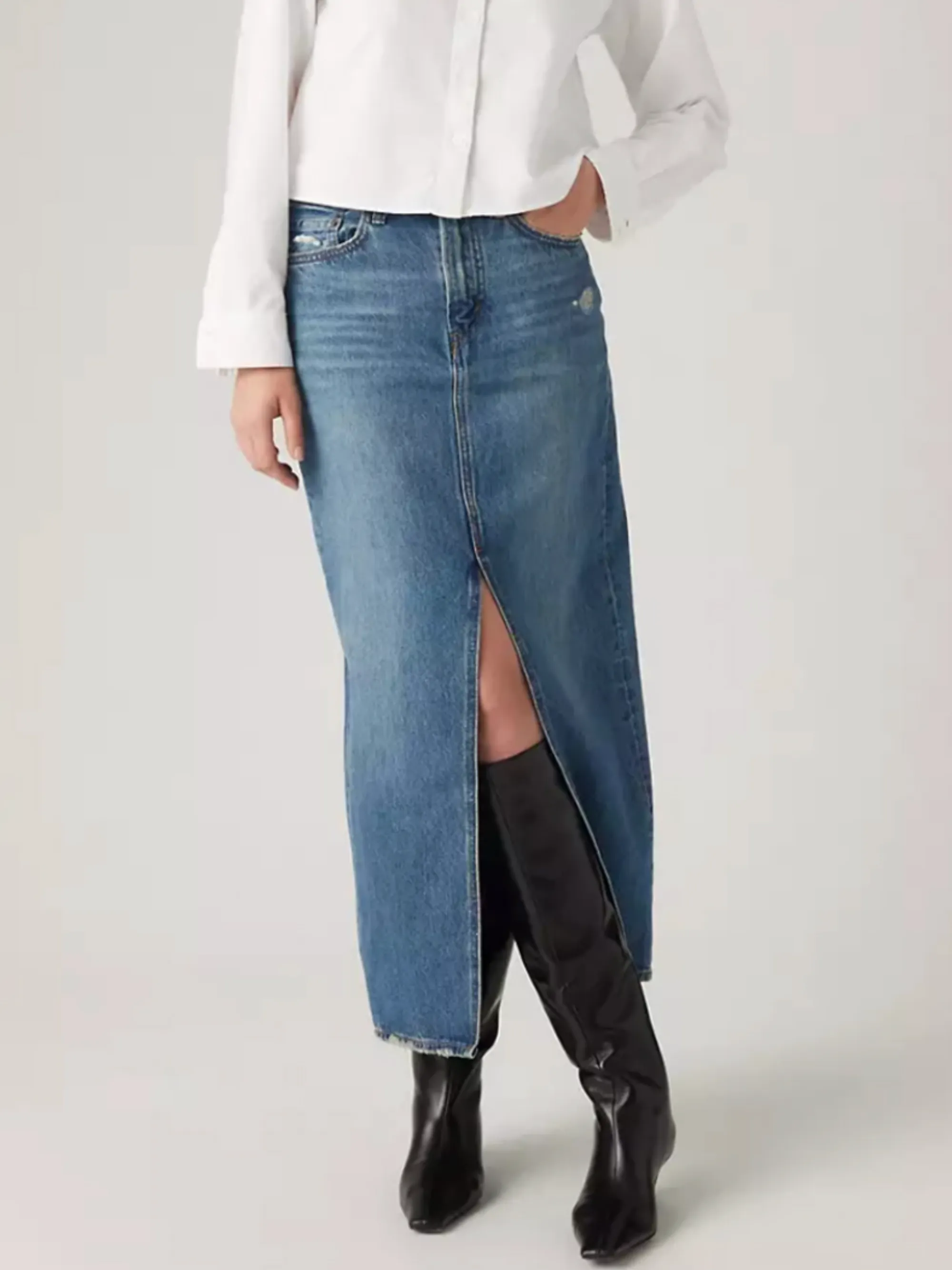 Ankle Column Skirt | Lo Fi Prep sold by CoutuKitsch product image thumbnail 3