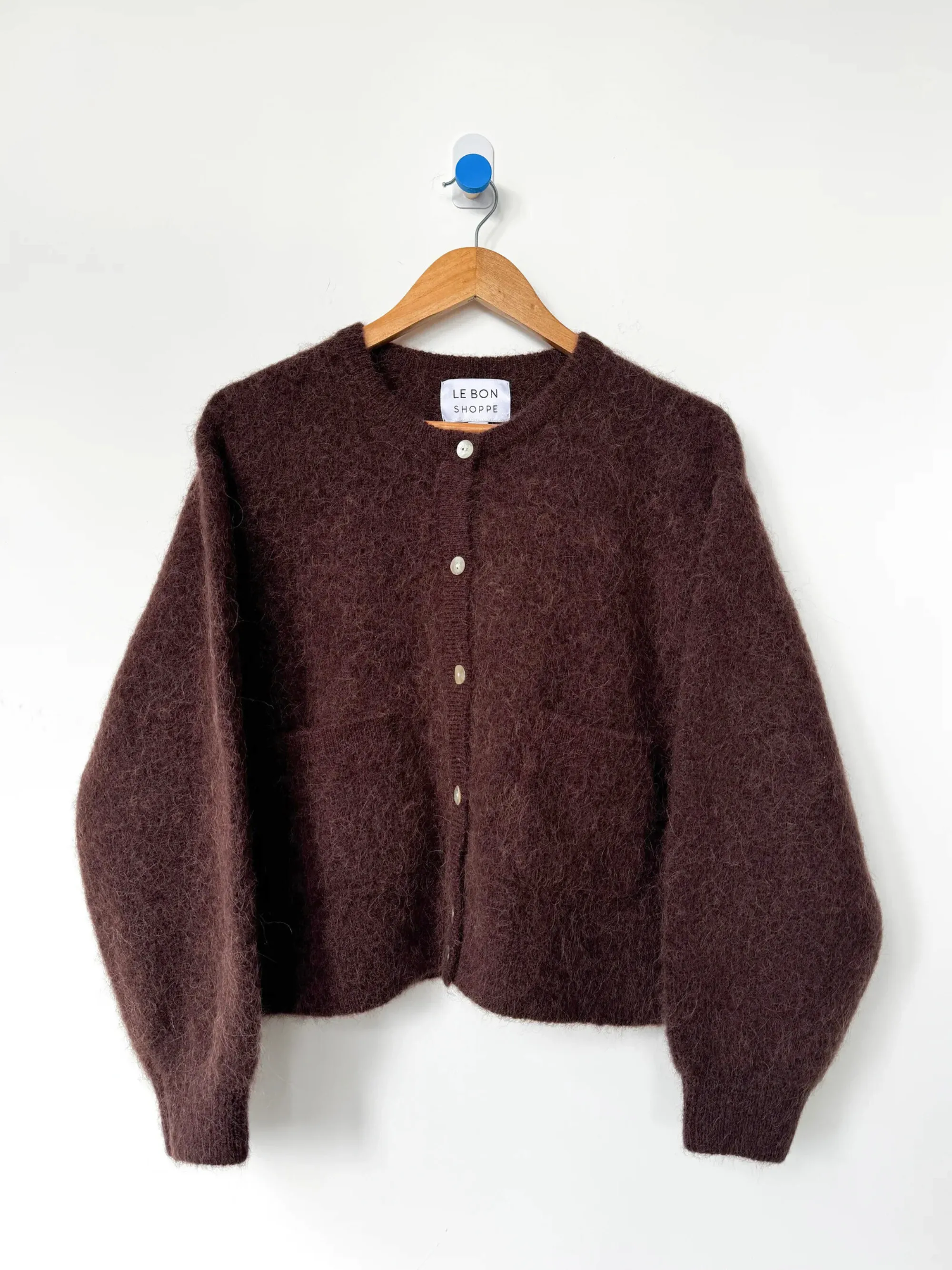 Amélie Alpaca Cardigan | Chocolate sold by CoutuKitsch