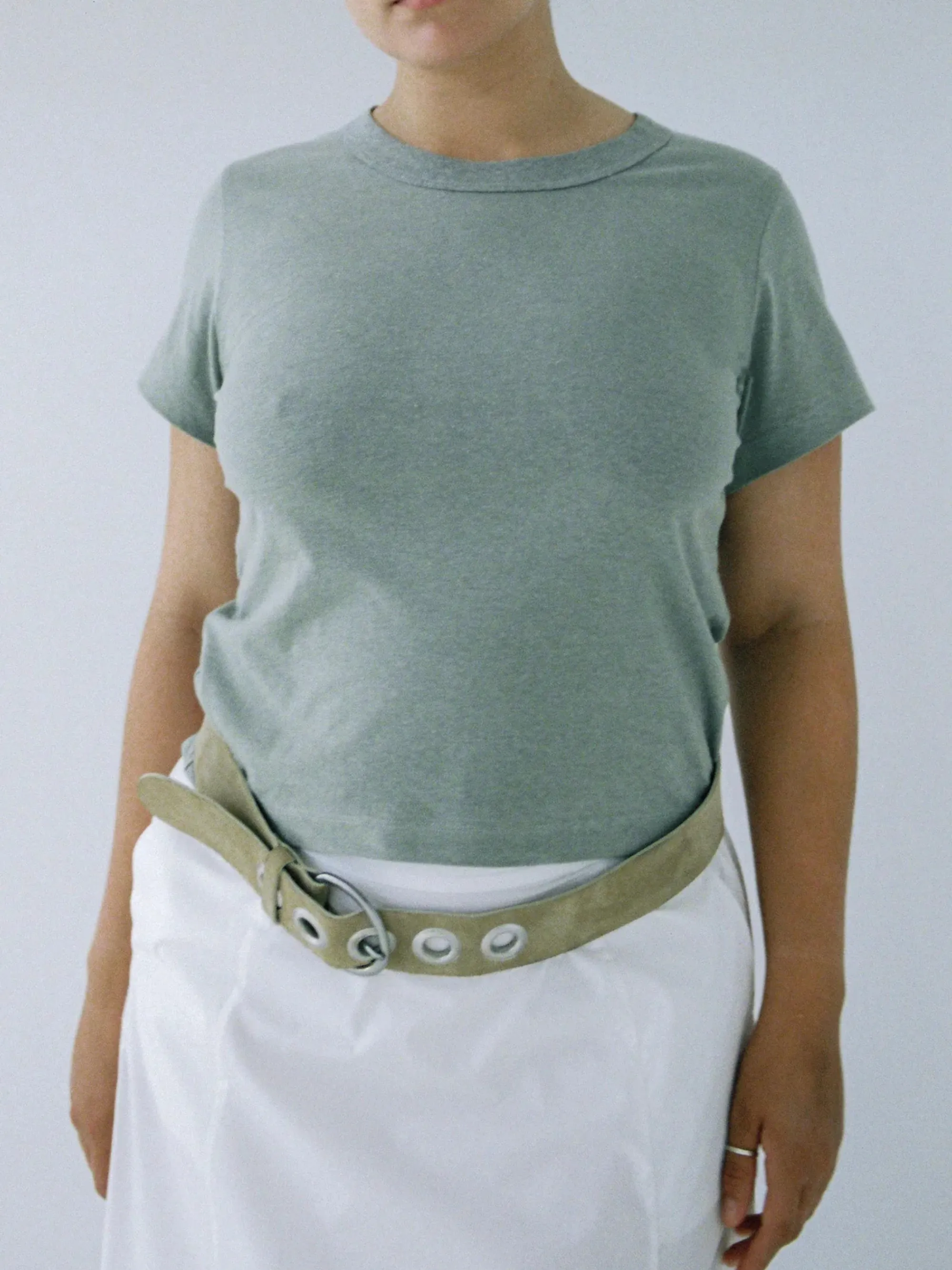 Hemp Mini Tee | Sage sold by CoutuKitsch product image thumbnail 5